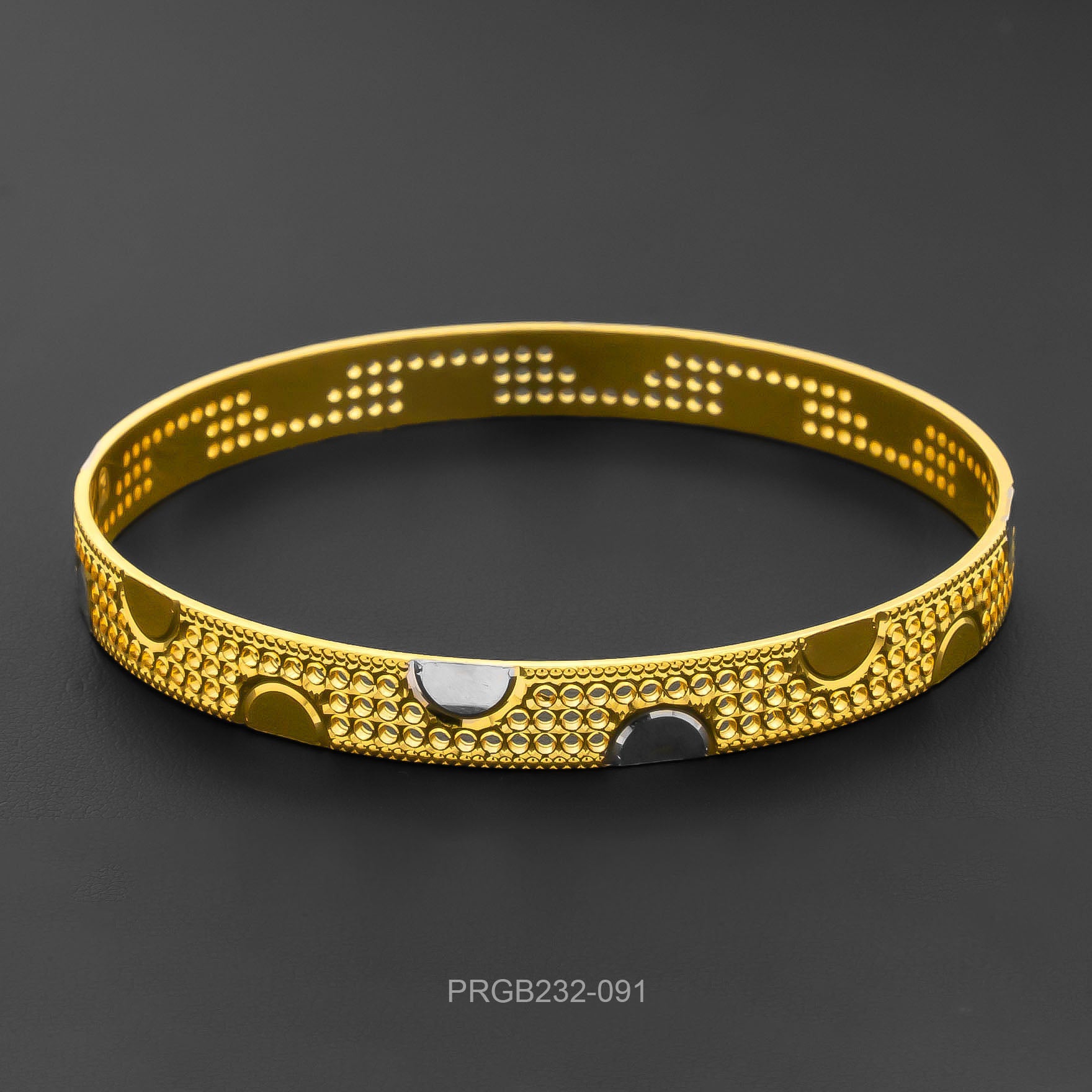 RHODIUM BANGLE PRGB232-091