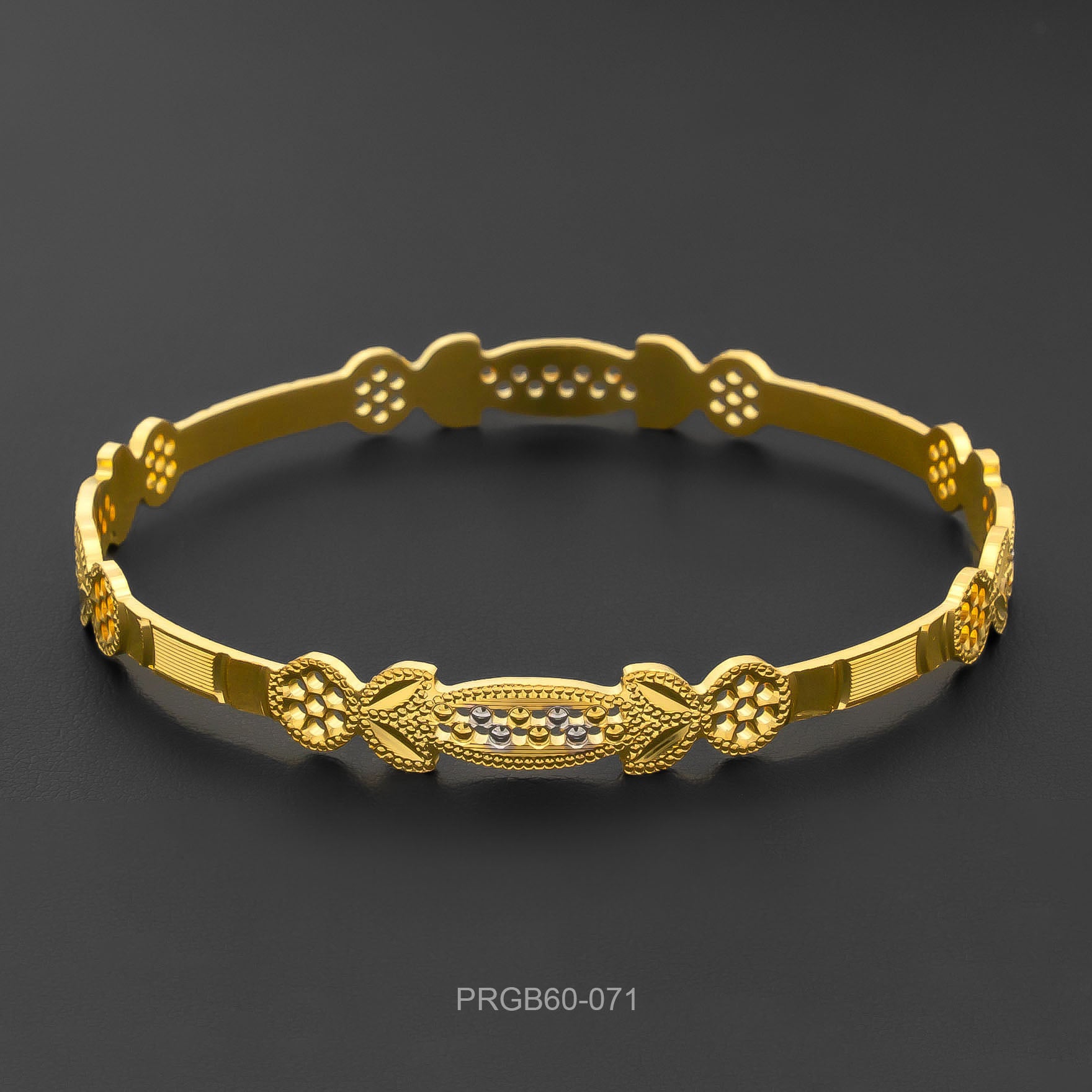 RHODIUM BANGLE PRGB60-071