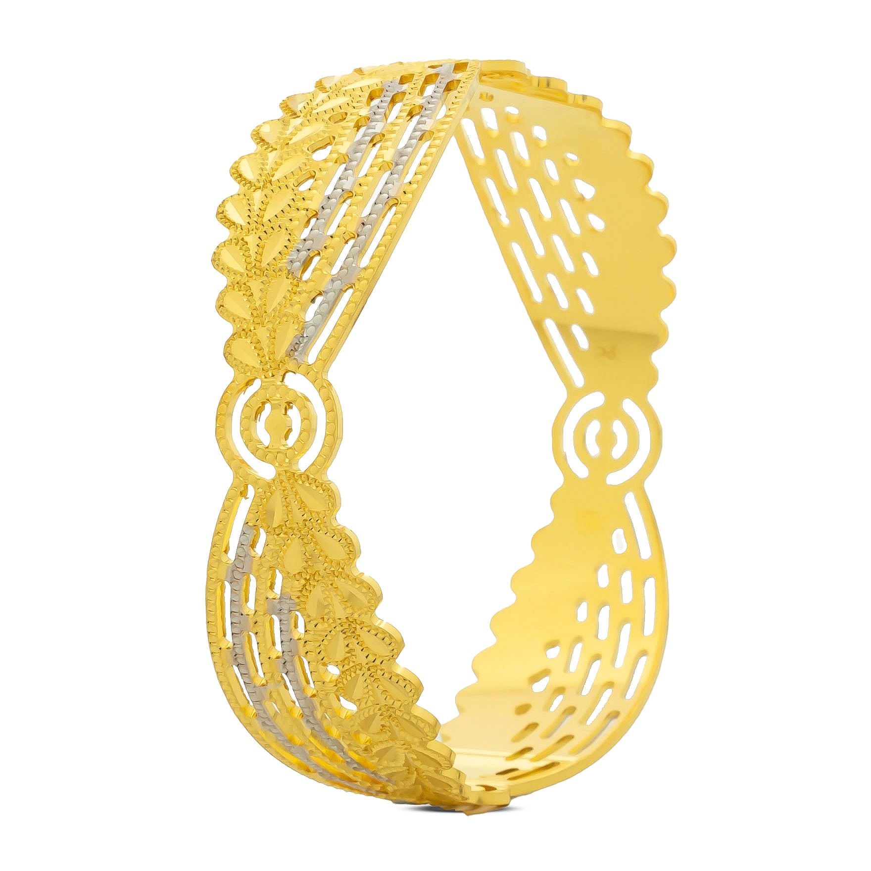 RHODIUM BANGLE PRGB29-003