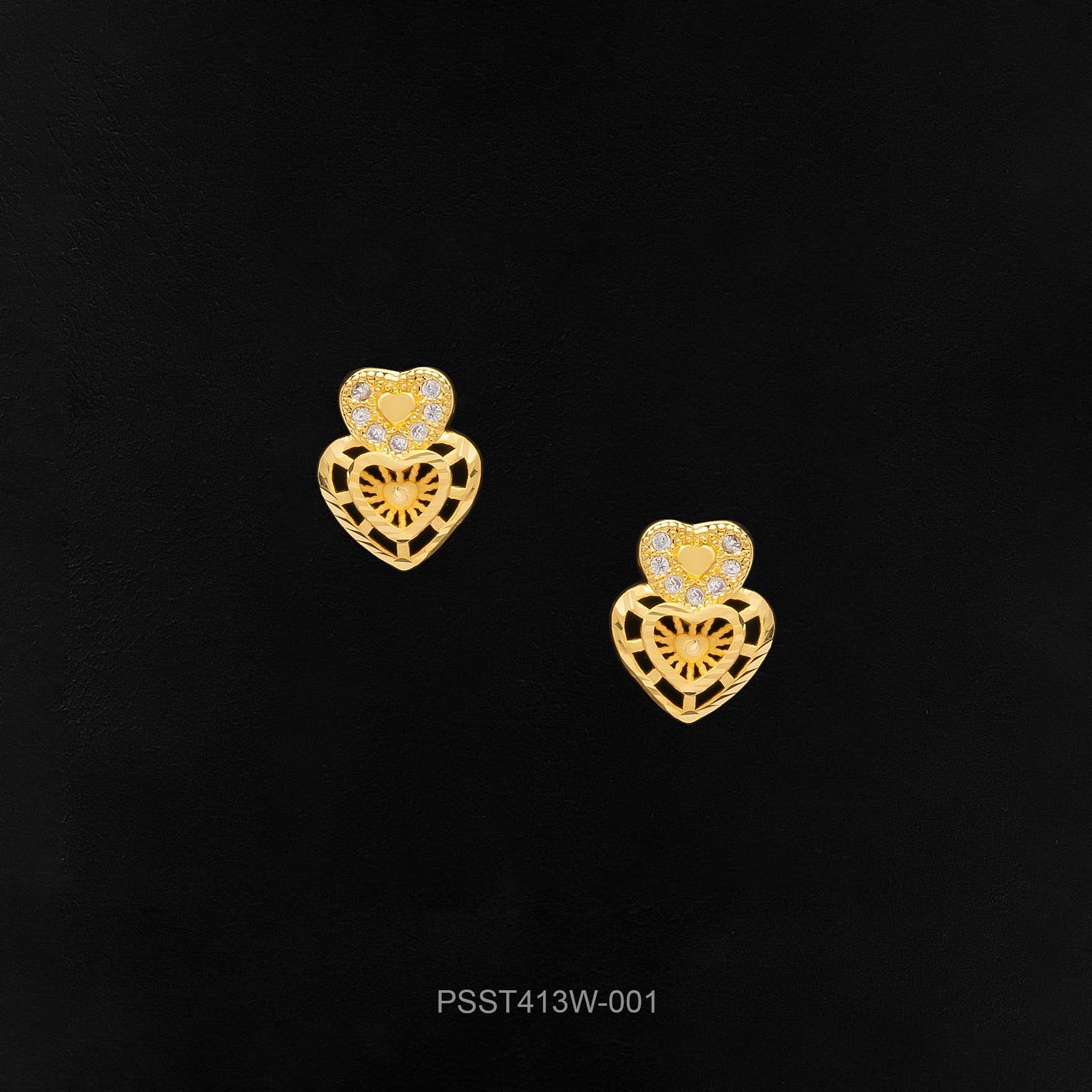 Latest 24k Gold Plated Stone Earrings Online | Parakkat Jewels