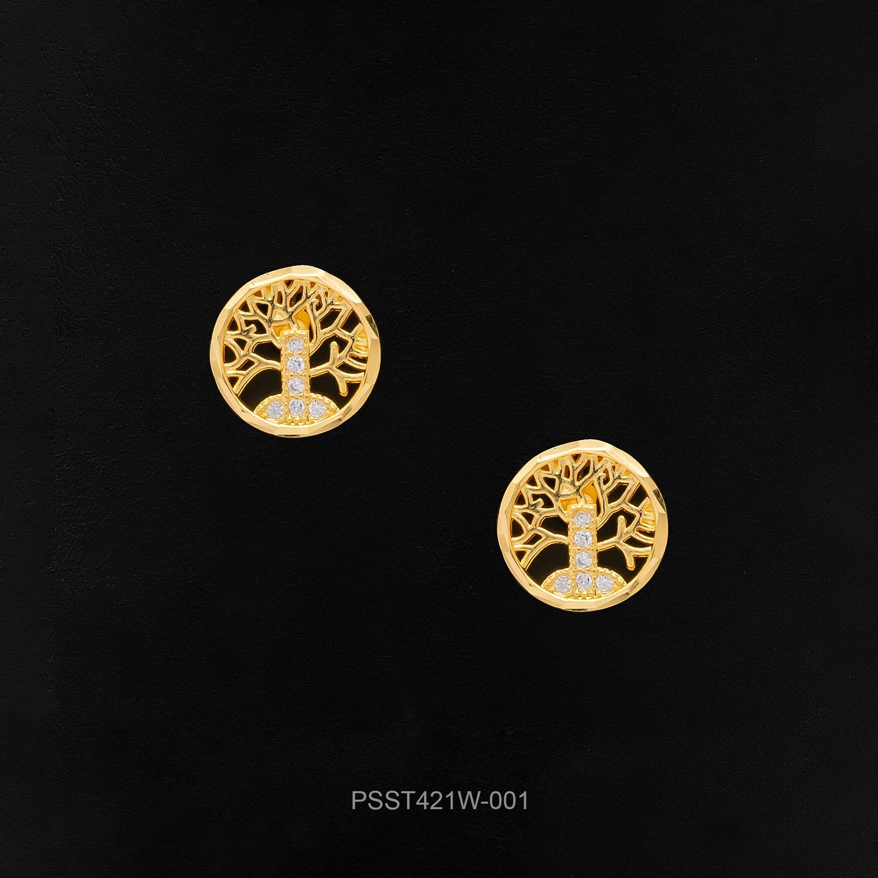 Shop Gold Plated Stone Earrings Online | Parakkat Jewels