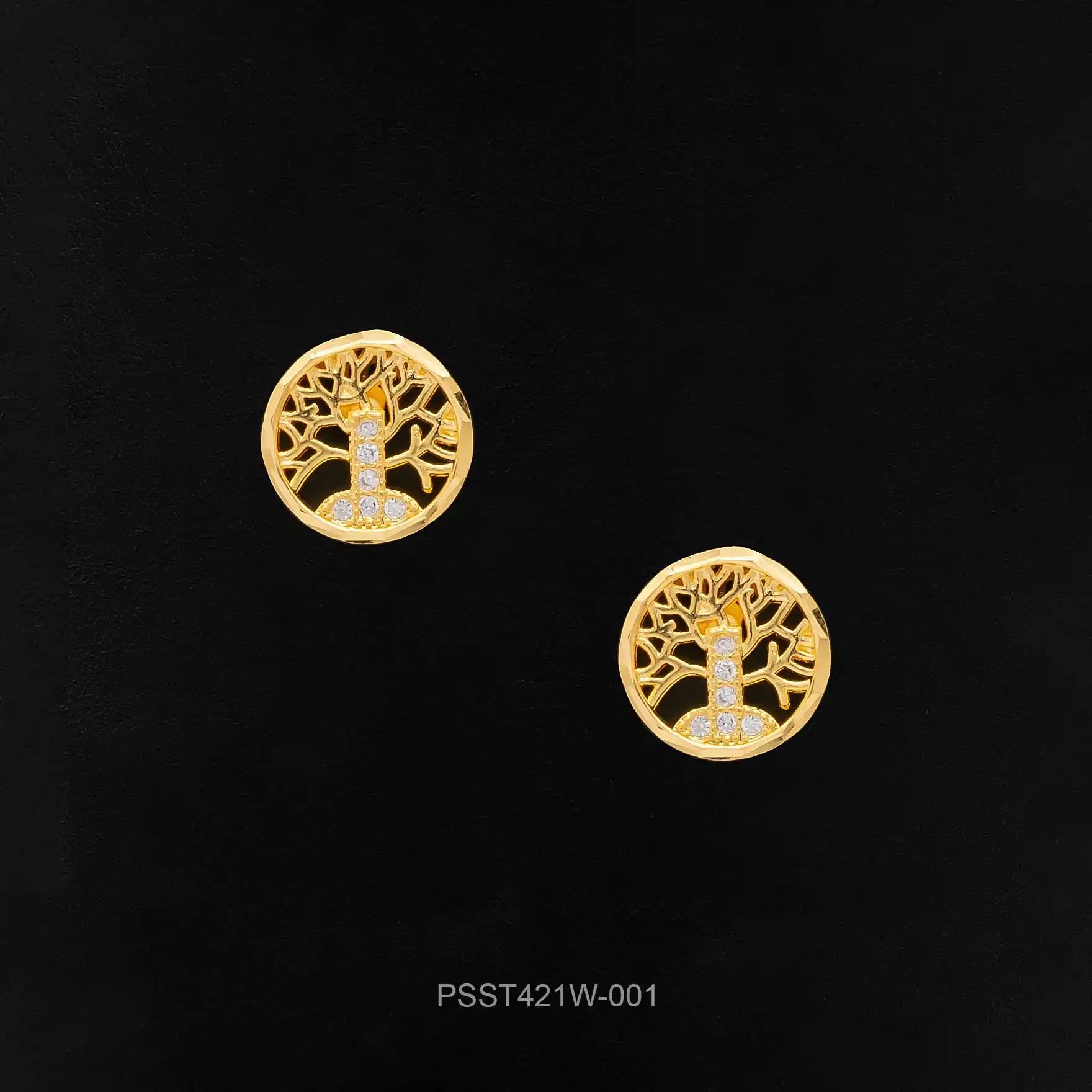 Shop Gold Plated Stone Earrings Online | Parakkat Jewels