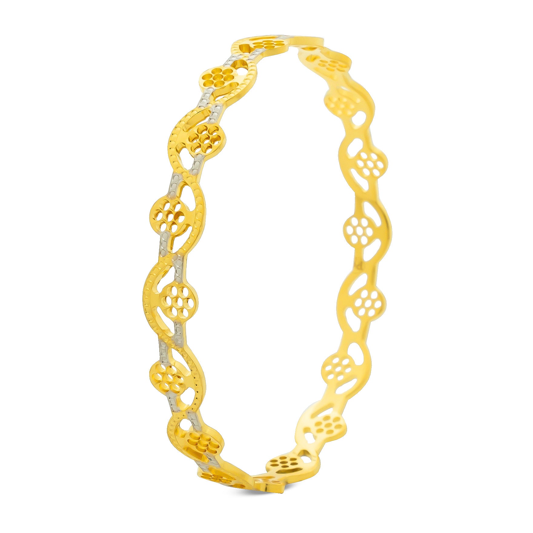 RHODIUM BANGLE PRGB230-091