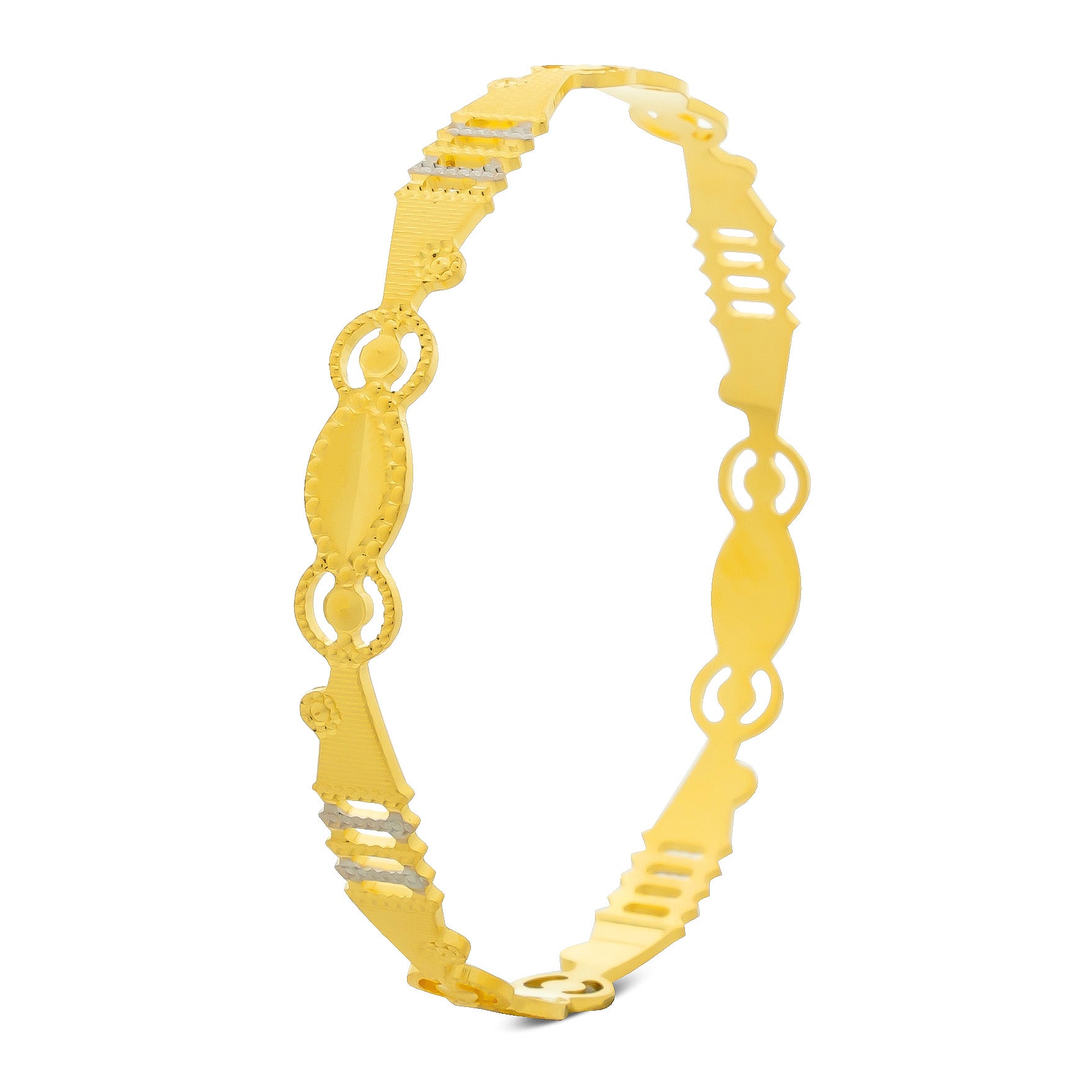 RHODIUM BANGLE PRGB241-091