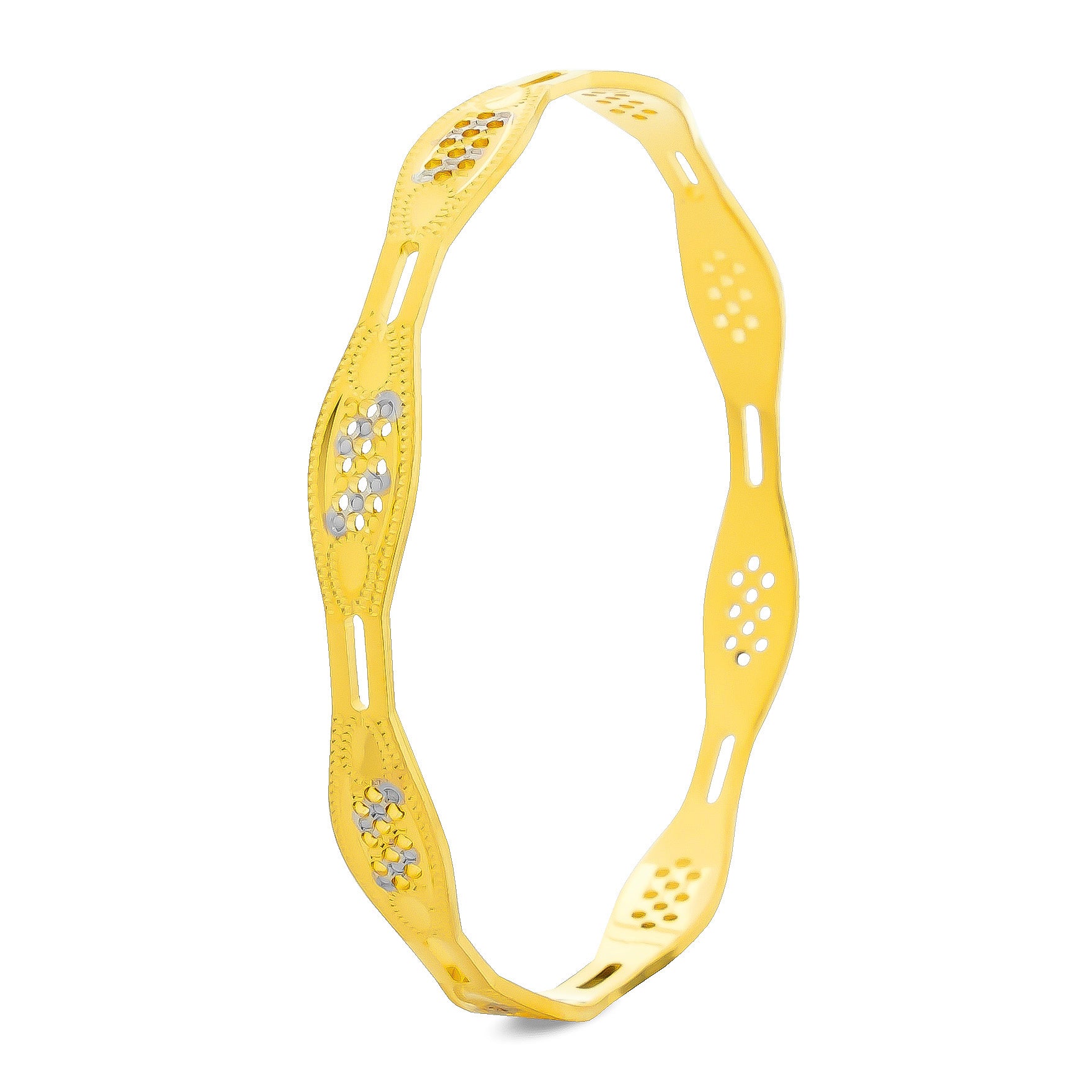 RHODIUM BANGLE PRGB63-071