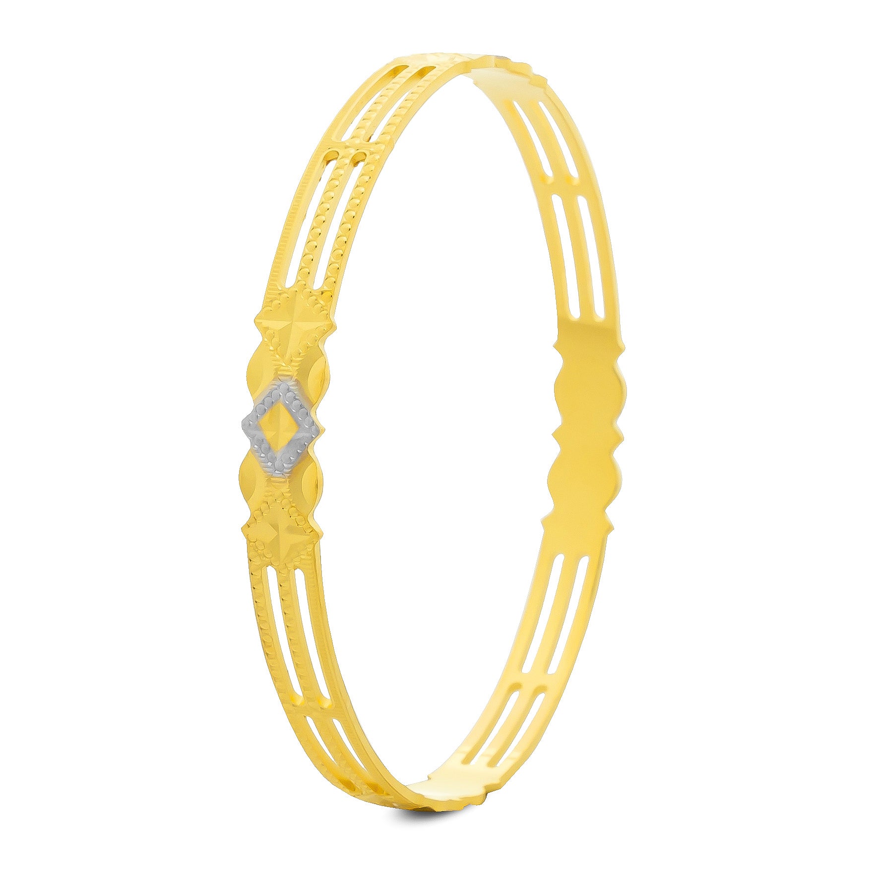 RHODIUM BANGLE PRGB234-091