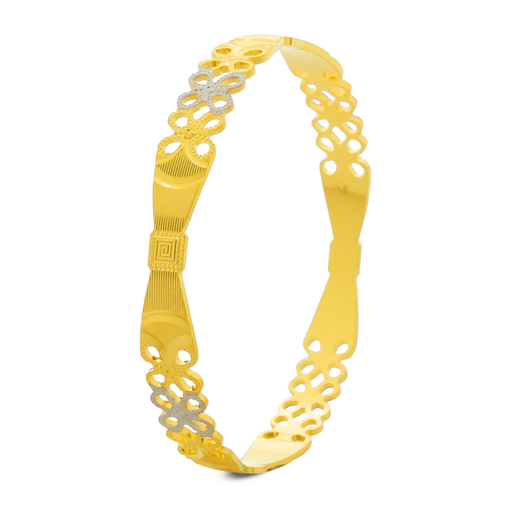 RHODIUM BANGLE PRGB238-091