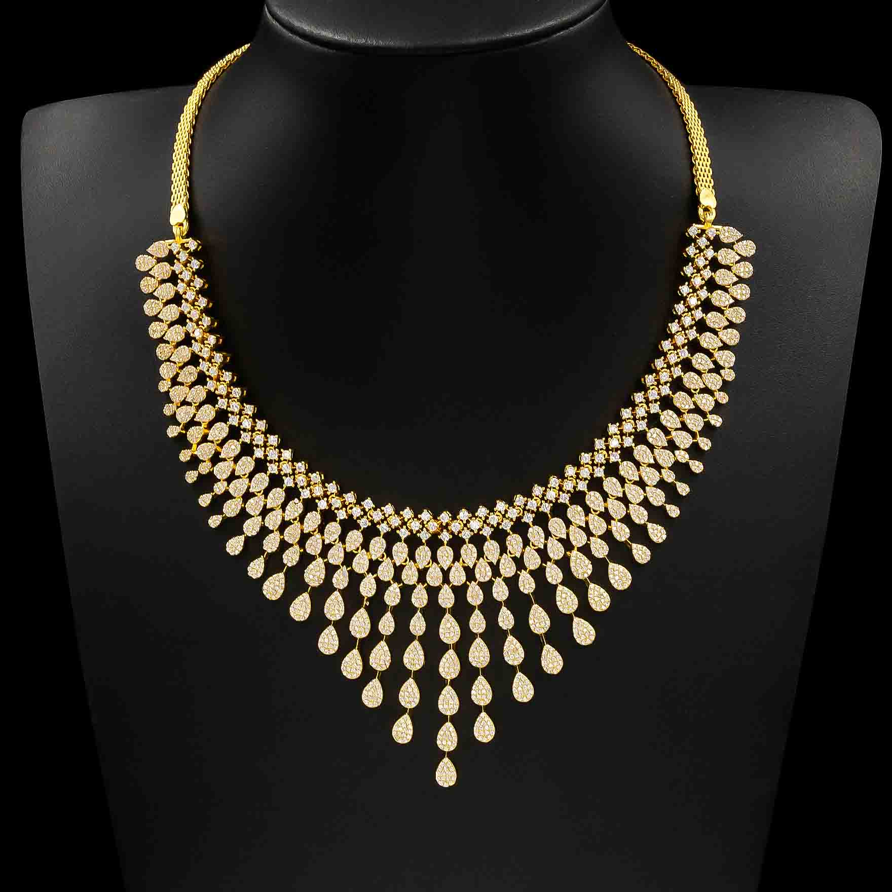 Stone Necklace with Stud PMSNS17W-0031, PMSHST18W-053