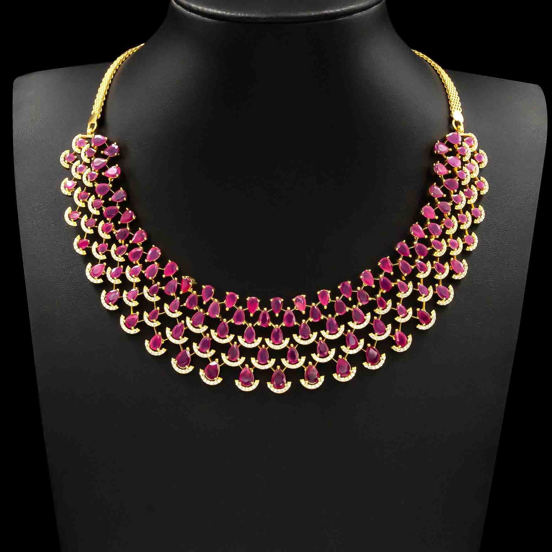 Stone Necklace with Stud PMSNSTWR-0041, PMSHST11WR-053