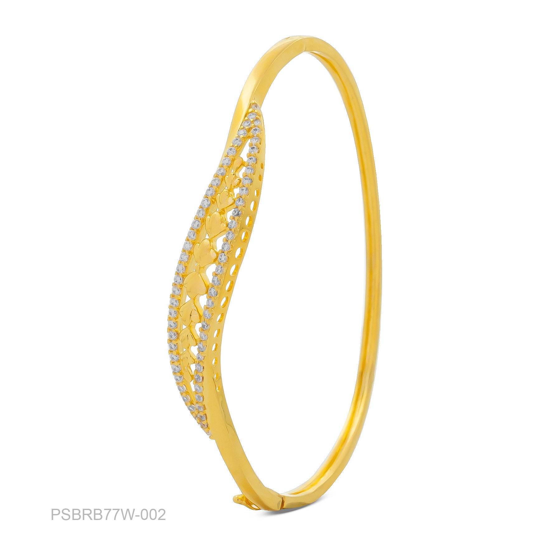 Stone Bracelet Bangle PSBRB77W-002