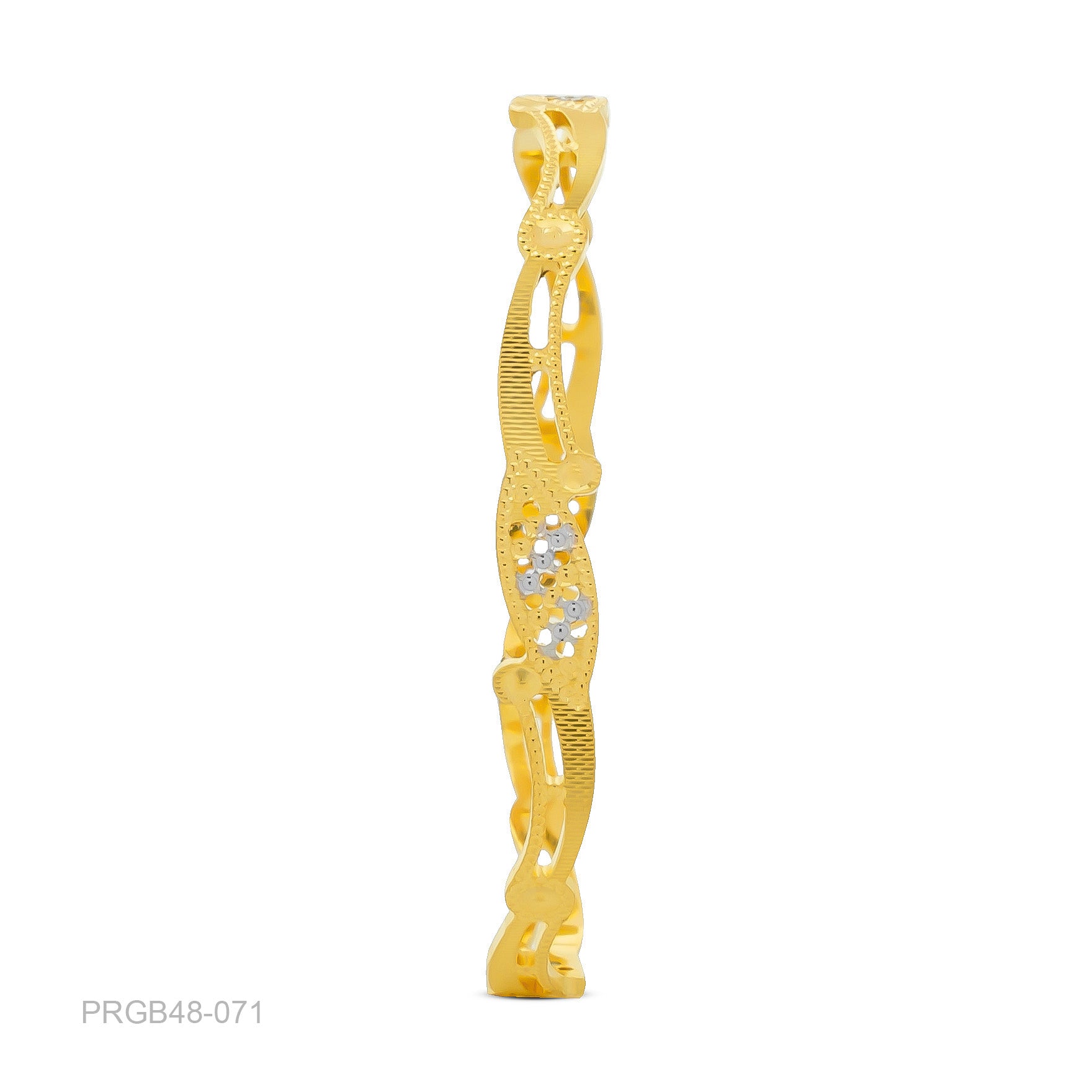 RHODIUM BANGLE PRGB48-071