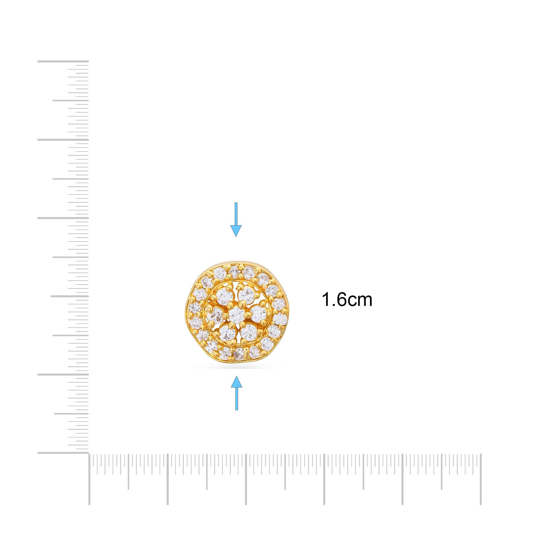 Stone Earring PSST111W-001