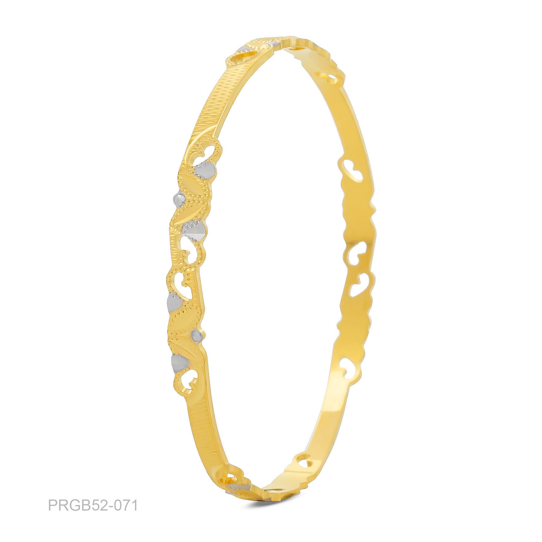 RHODIUM BANGLE PRGB52-071