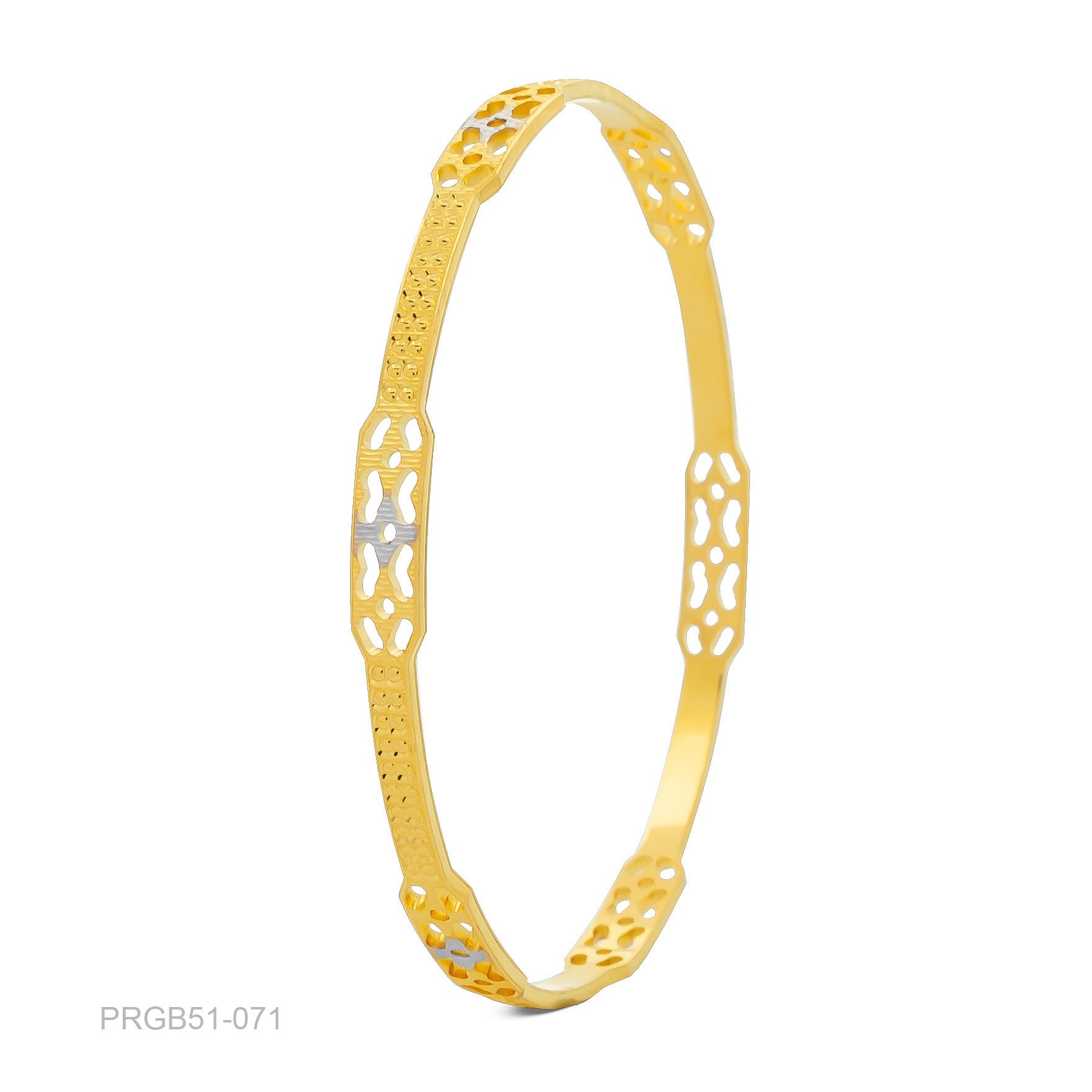 RHODIUM BANGLE PRGB51-071