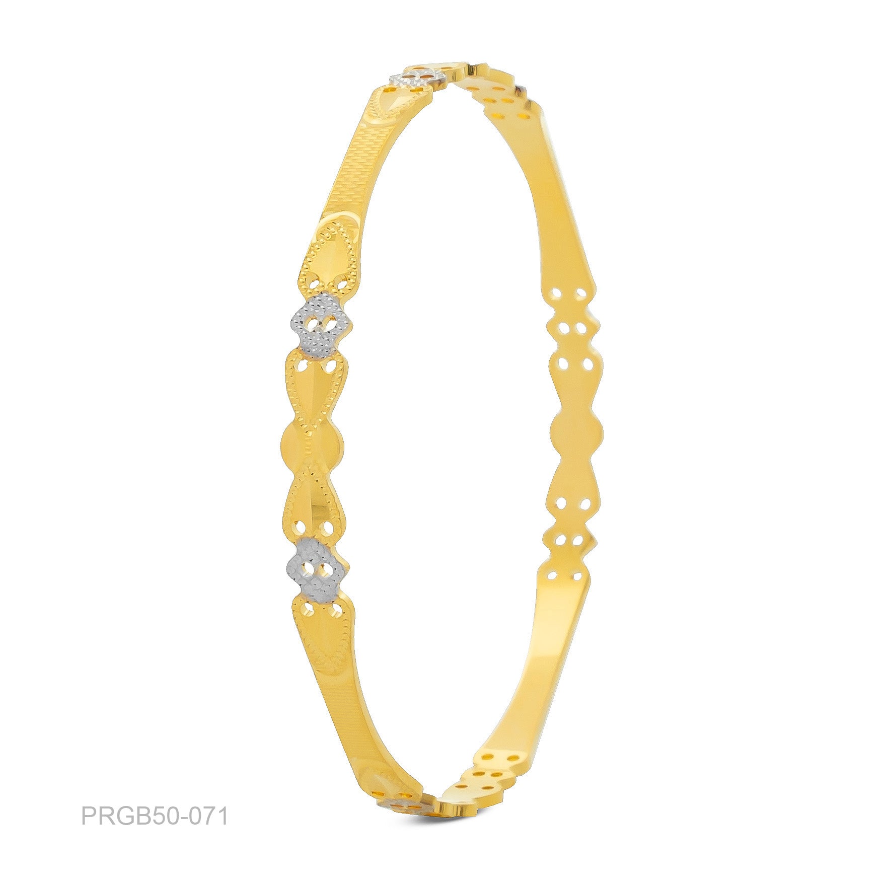 RHODIUM BANGLE PRGB50-071