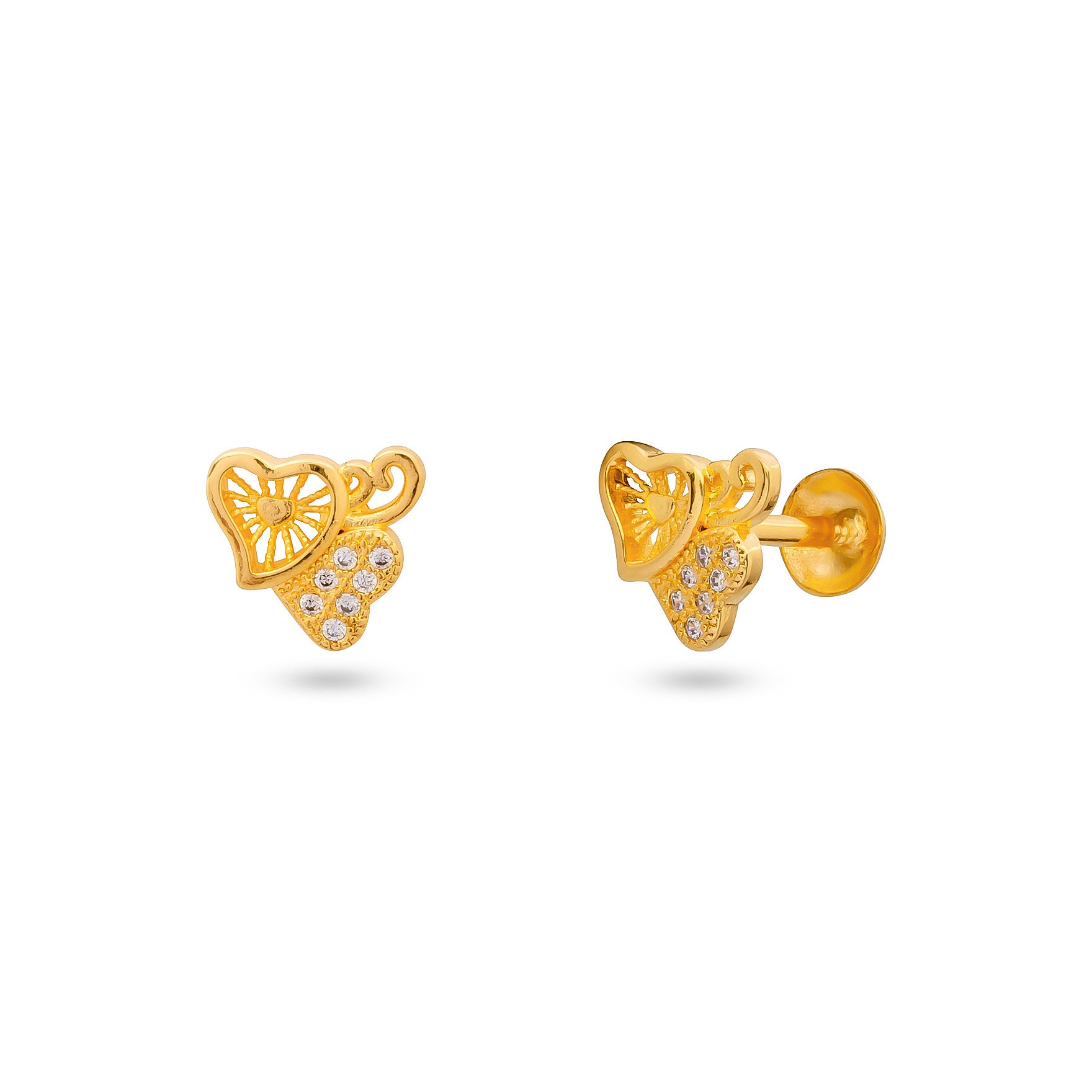 Buy Latest Gold Plated Stone Earrings for Girls | Parakkat Jewels