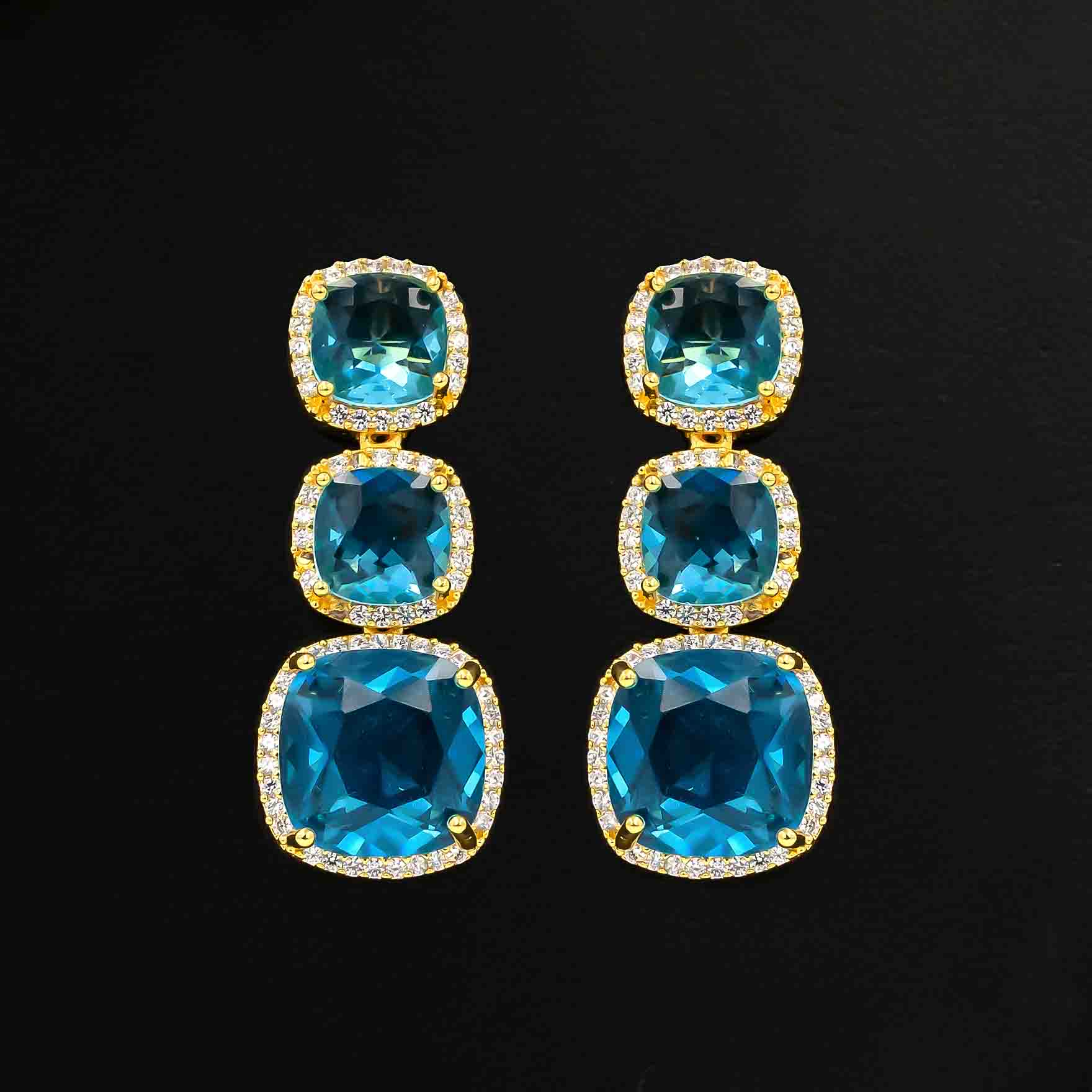 Stone Necklace with Stud PMSNS23WSB-008, PMSHST15WSB-082