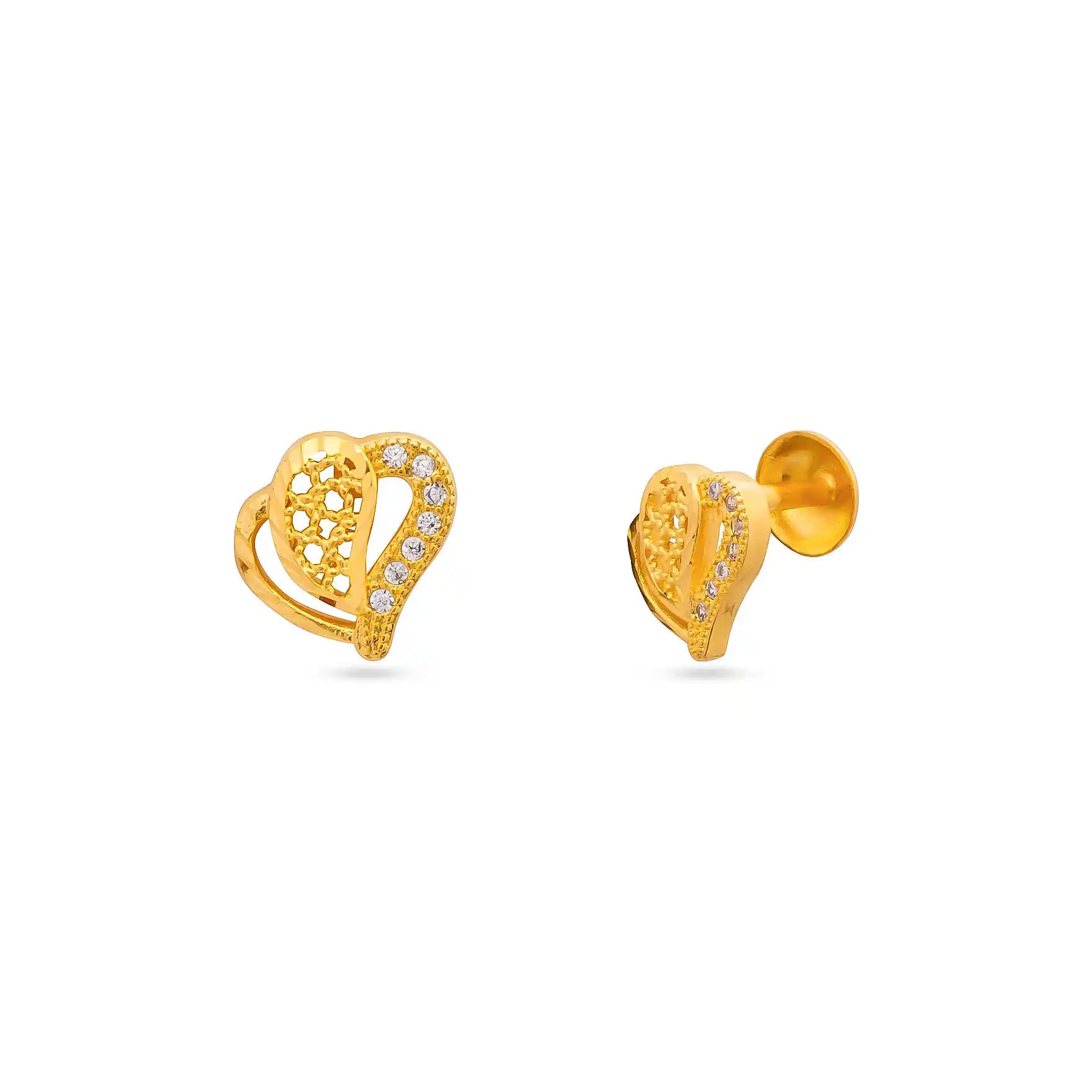 Shop 24k Gold Plated Earrings Online for Girls | Parakkat Jewels