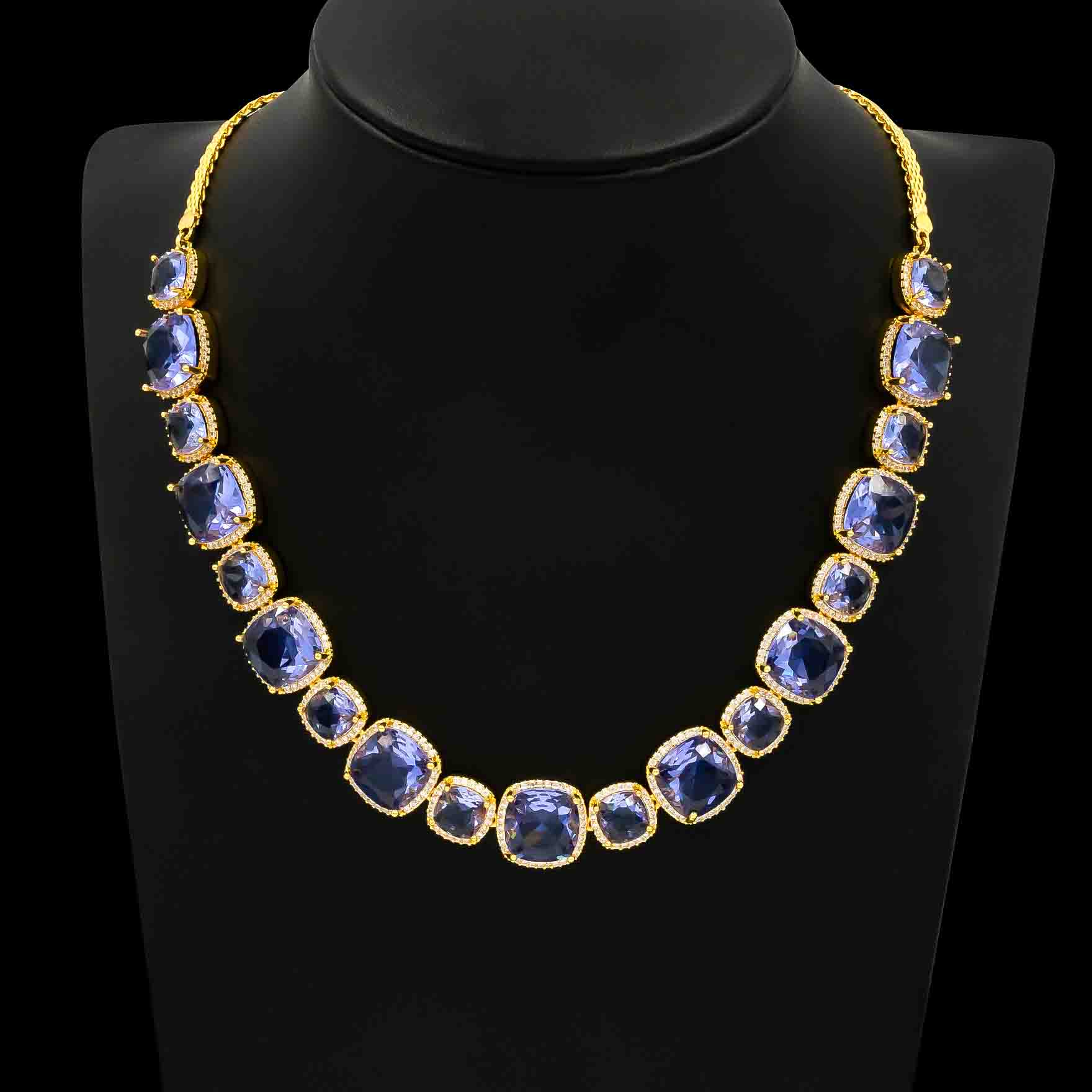 Stone Necklace with Stud PMSNS23WV-008, PMSHST15WV-082