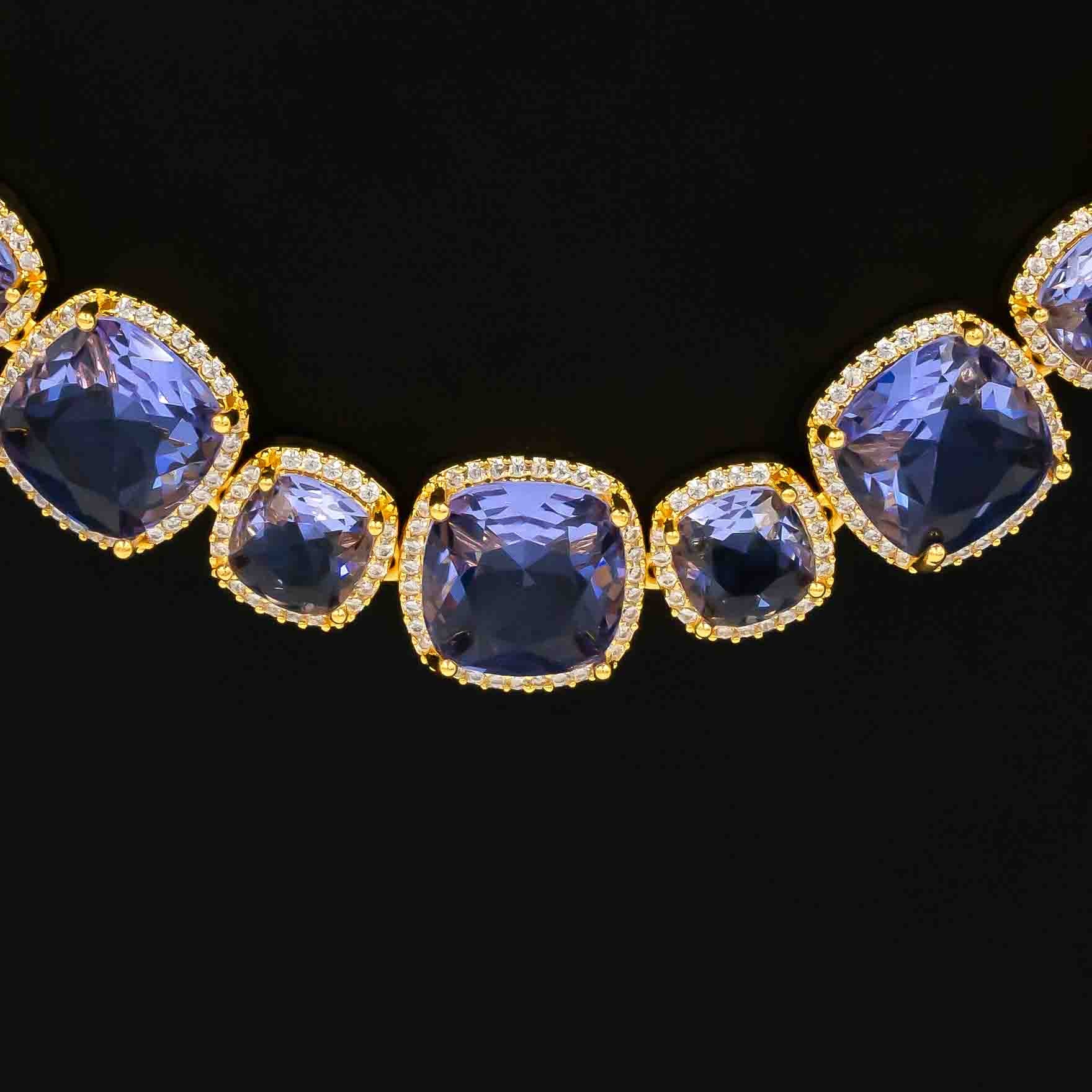 Stone Necklace with Stud PMSNS23WV-008, PMSHST15WV-082