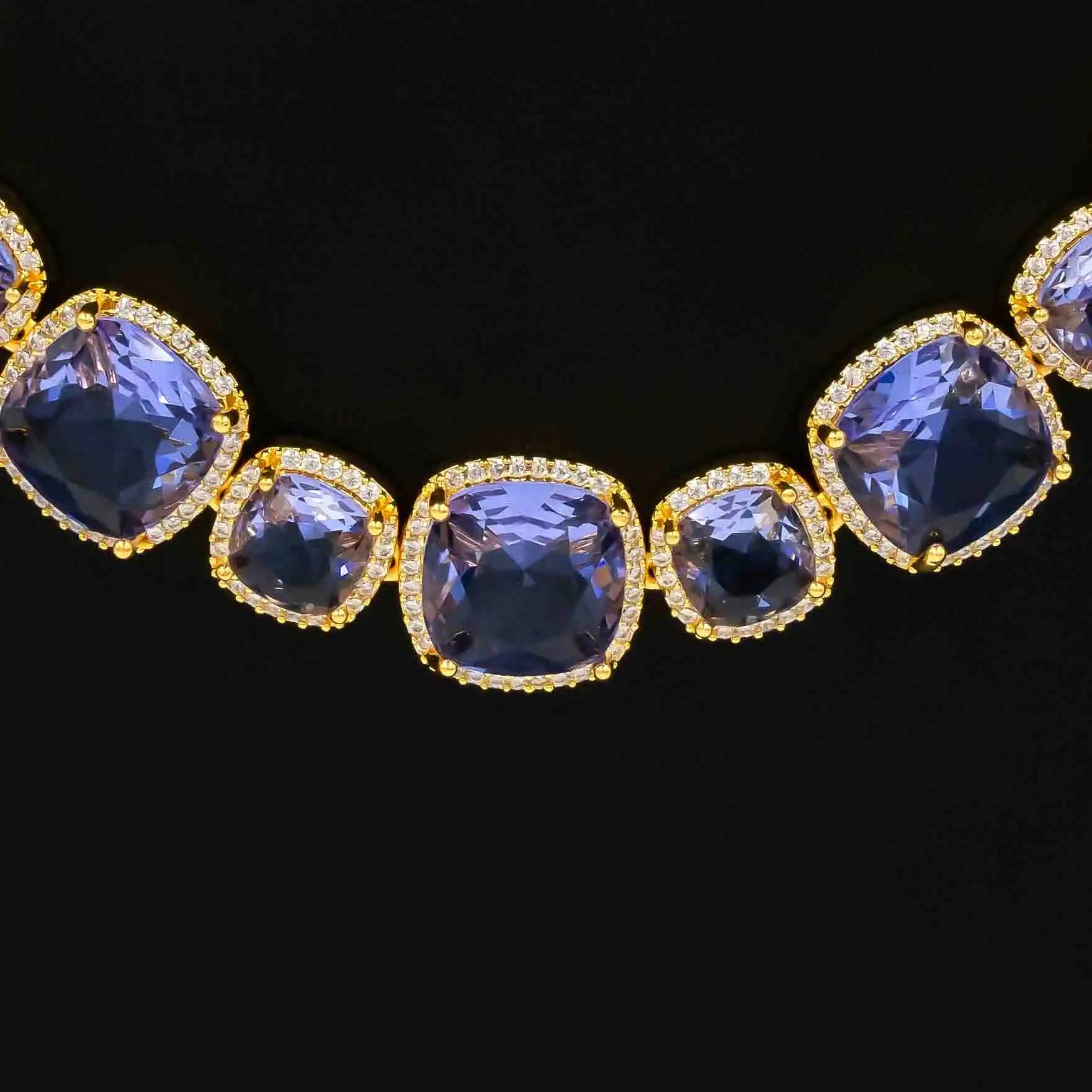 Stone Necklace with Stud PMSNS23WV-008, PMSHST15WV-082