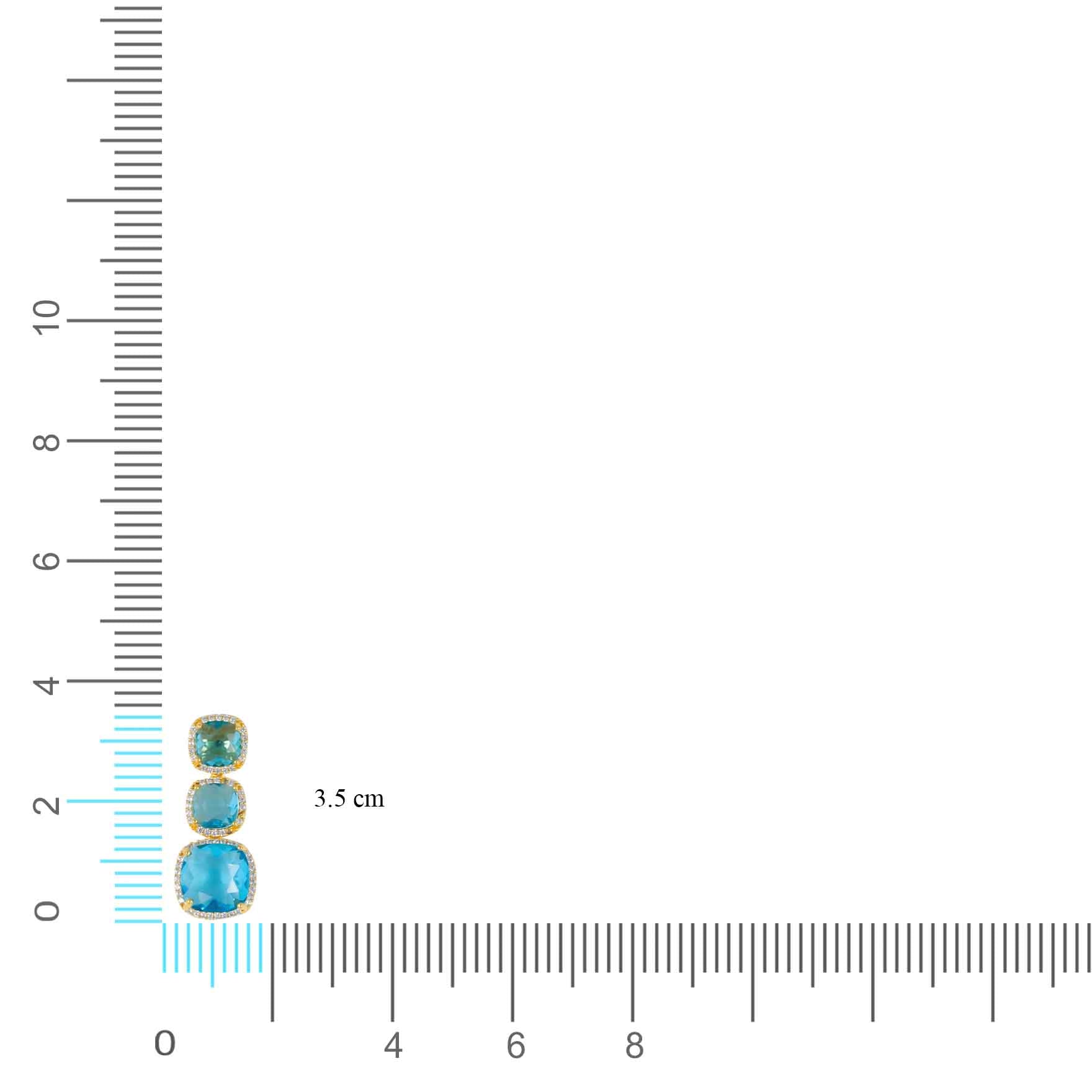 Stone Necklace with Stud PMSNS23WSB-008, PMSHST15WSB-082