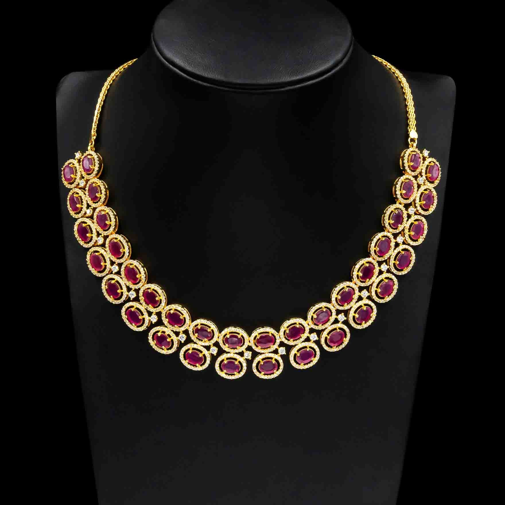 Stone Necklace with Stud PMSNS8WR-0011, PMSHST16WR-082