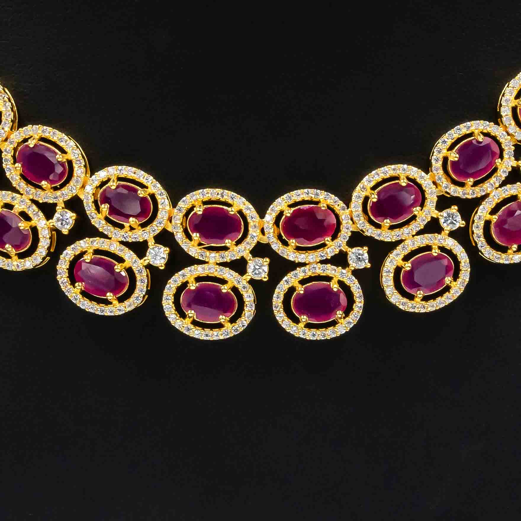 Stone Necklace with Stud PMSNS8WR-0011, PMSHST16WR-082