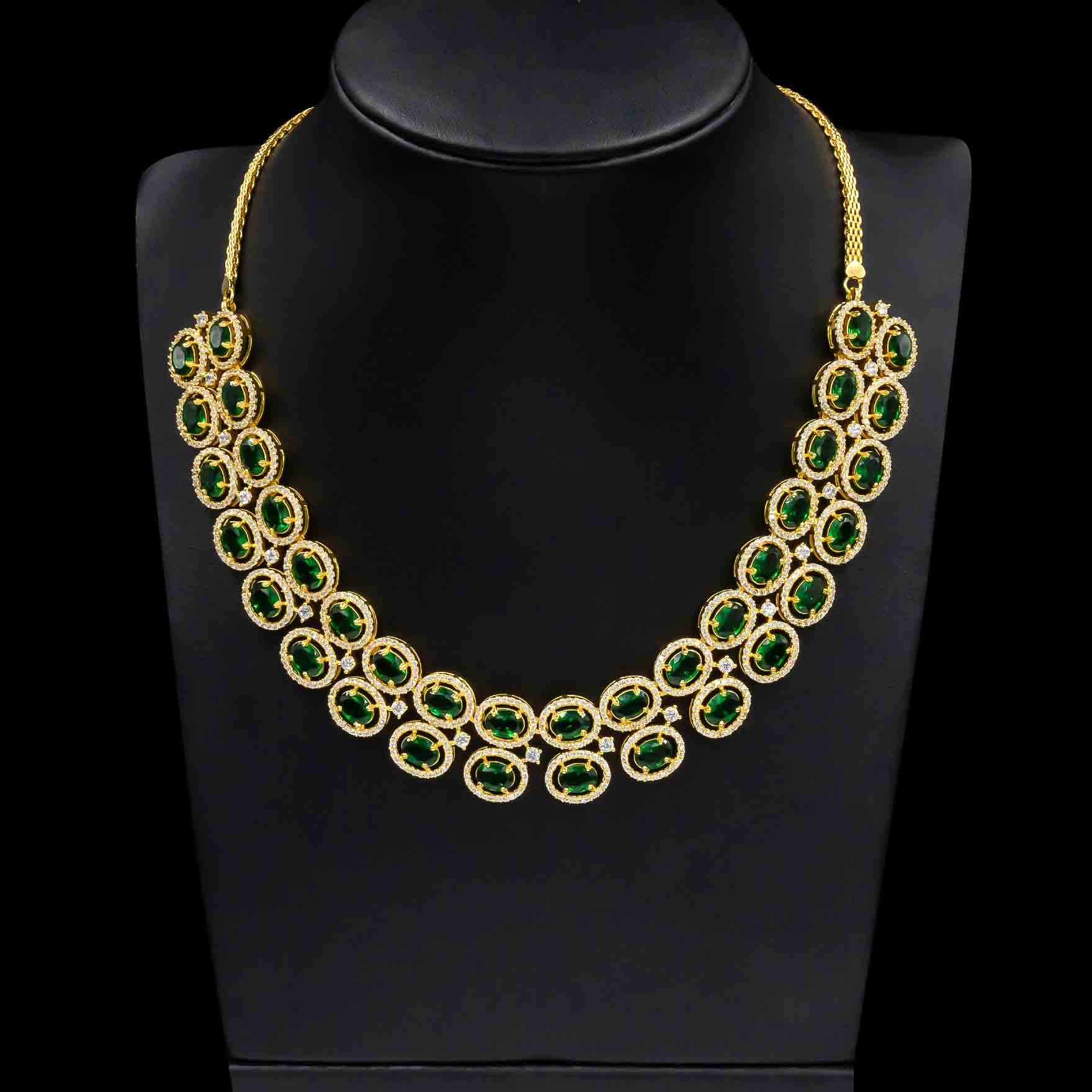 Stone Necklace with StudPMSNS8WG-0011, PMSHST16WG-082