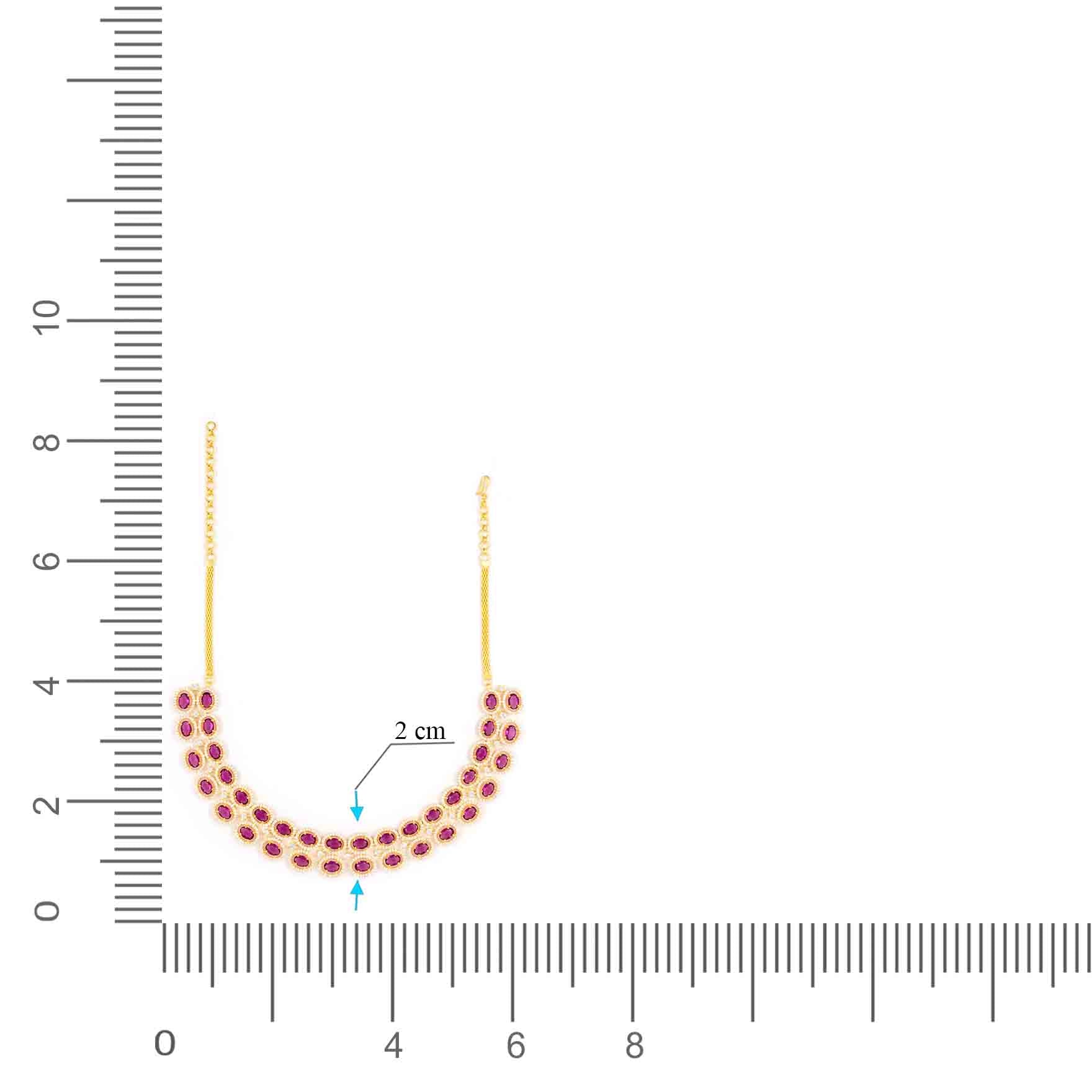 Stone Necklace with Stud PMSNS8WR-0011, PMSHST16WR-082