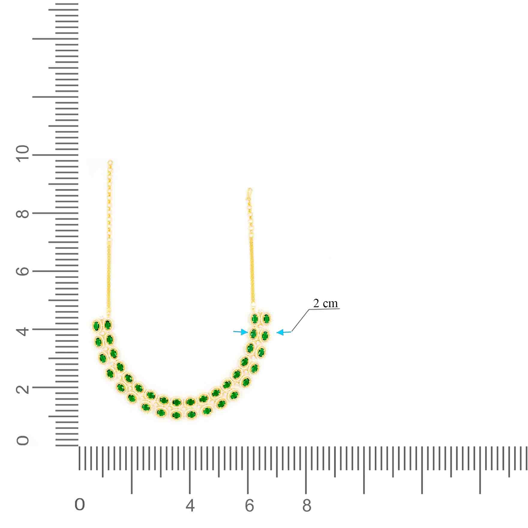 Stone Necklace with StudPMSNS8WG-0011, PMSHST16WG-082