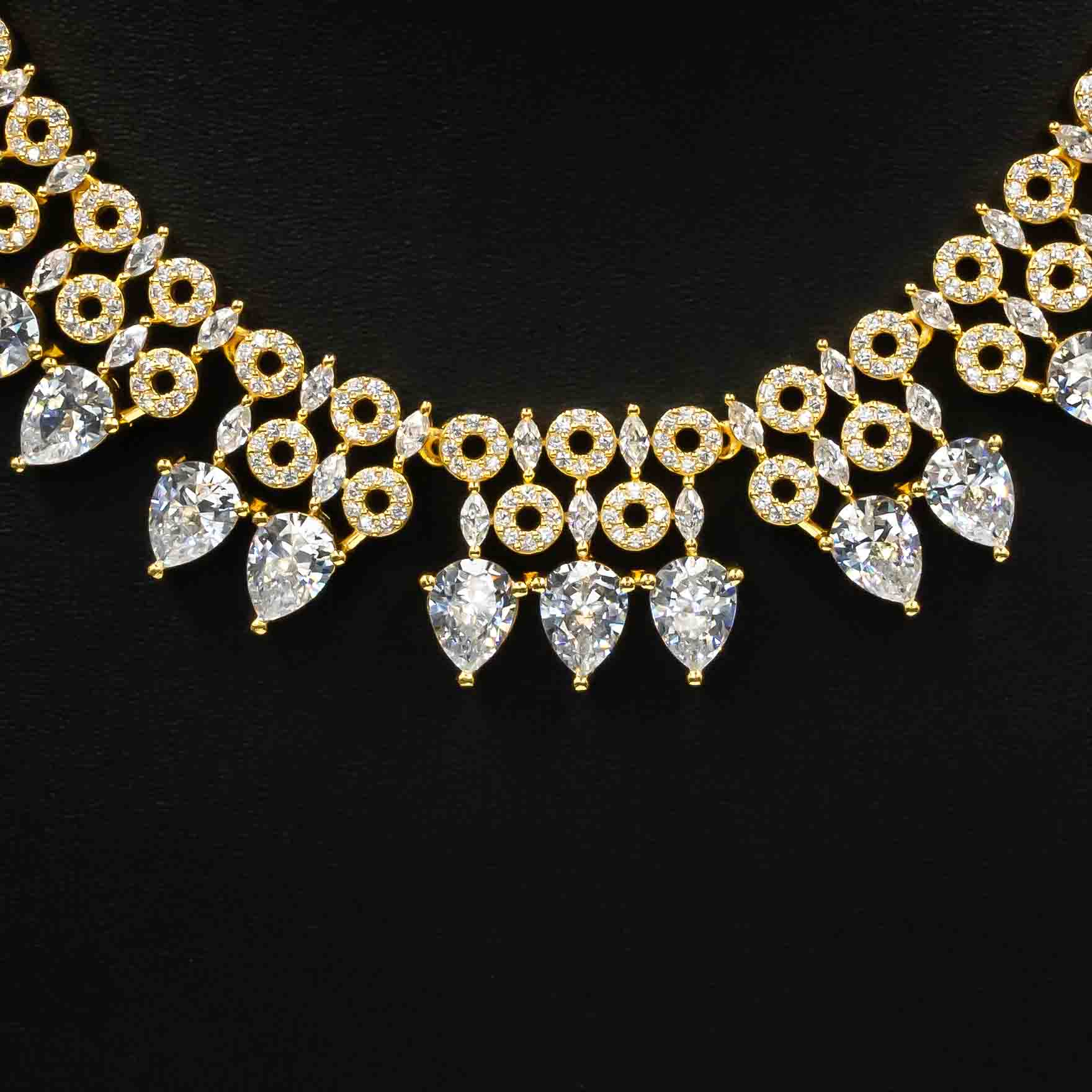 Stone Necklace with Stud PMSNS9W-0011, PMSHST19W-082