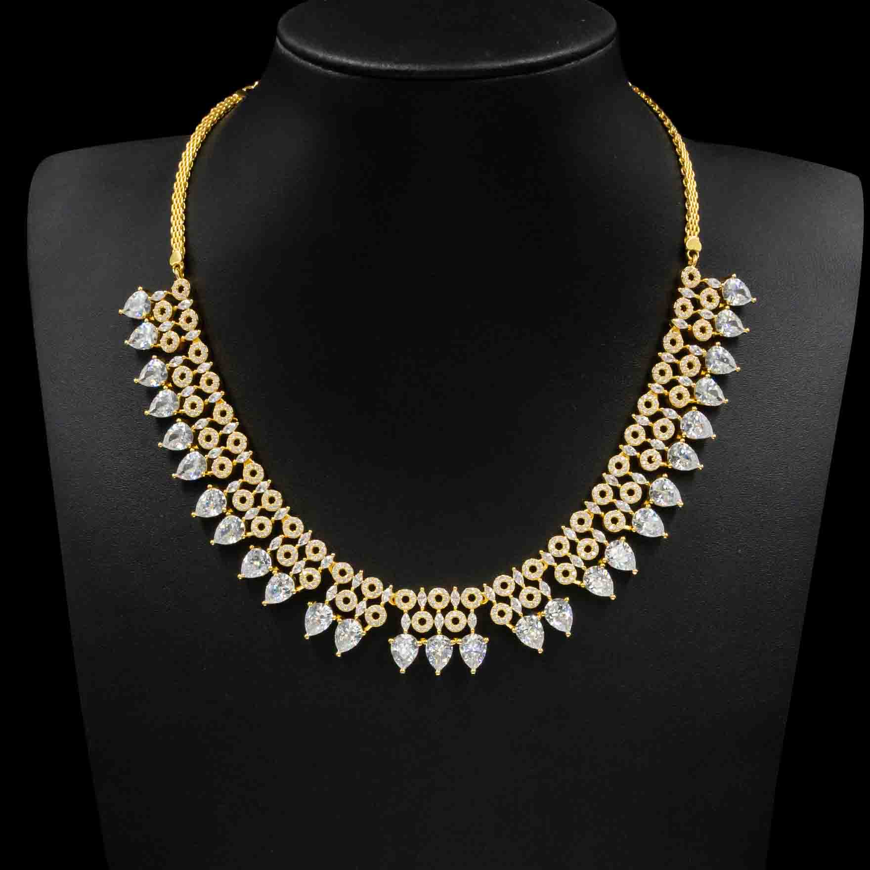Stone Necklace with Stud PMSNS9W-0011, PMSHST19W-082