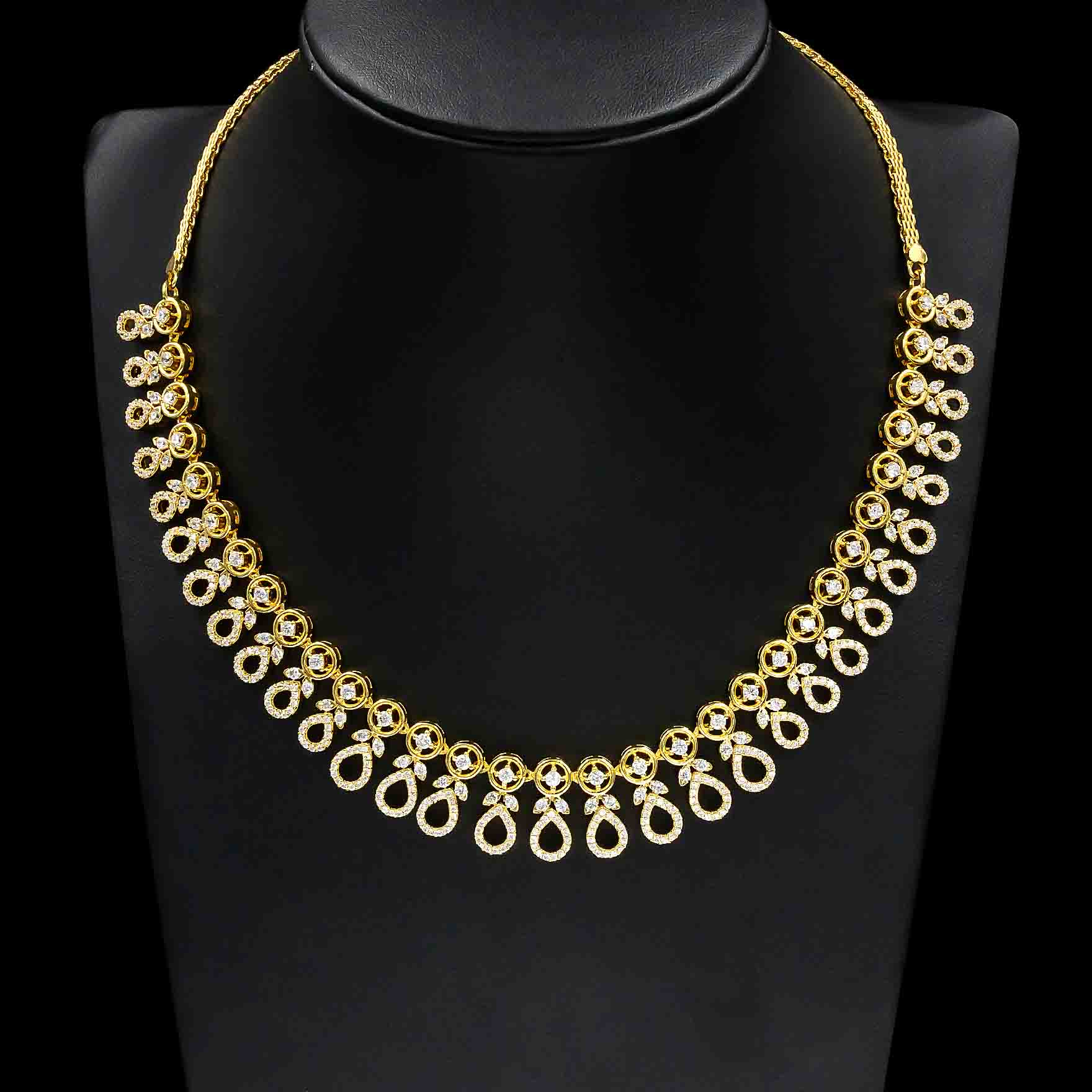 Stone Necklace with Stud PMSNS22W-008, PMSHST1W-022