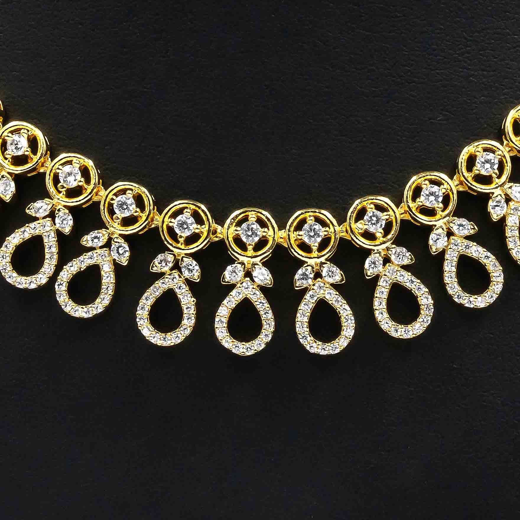 Stone Necklace with Stud PMSNS22W-008, PMSHST1W-022