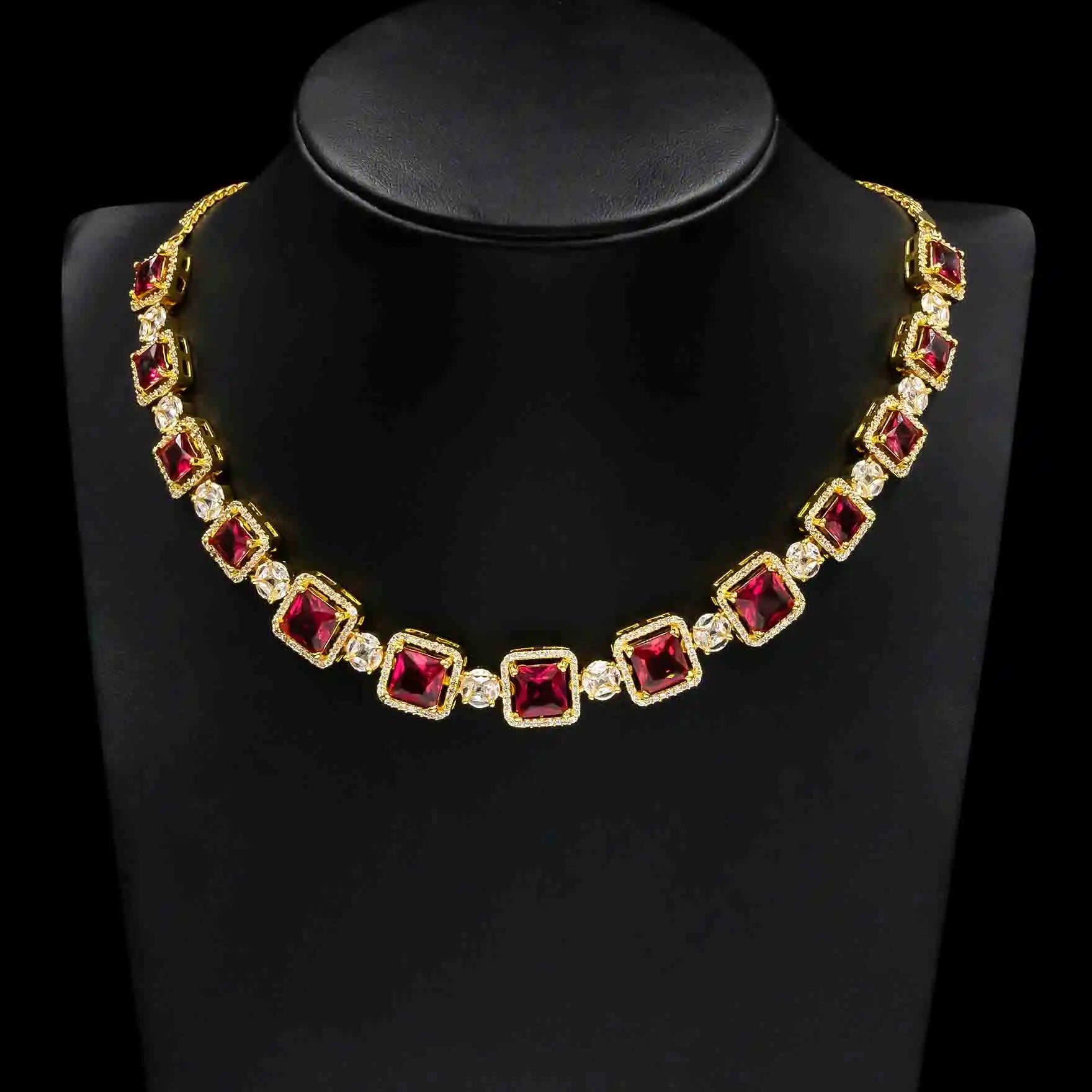 Stone Necklace with Stud PMSNS24WX-008, PMSHST11WX-003
