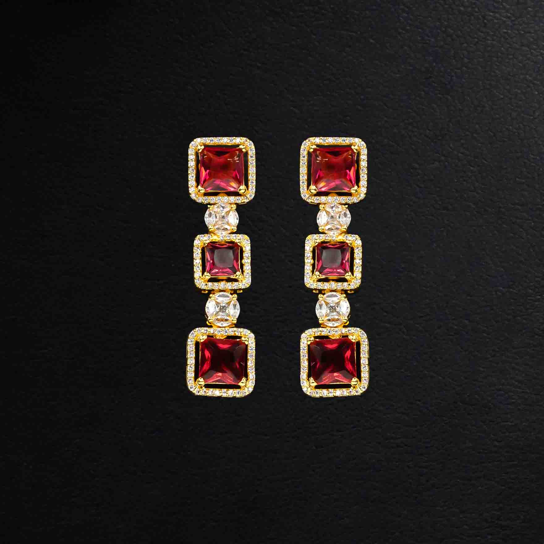 Stone Necklace with Stud PMSNS24WX-008, PMSHST11WX-003