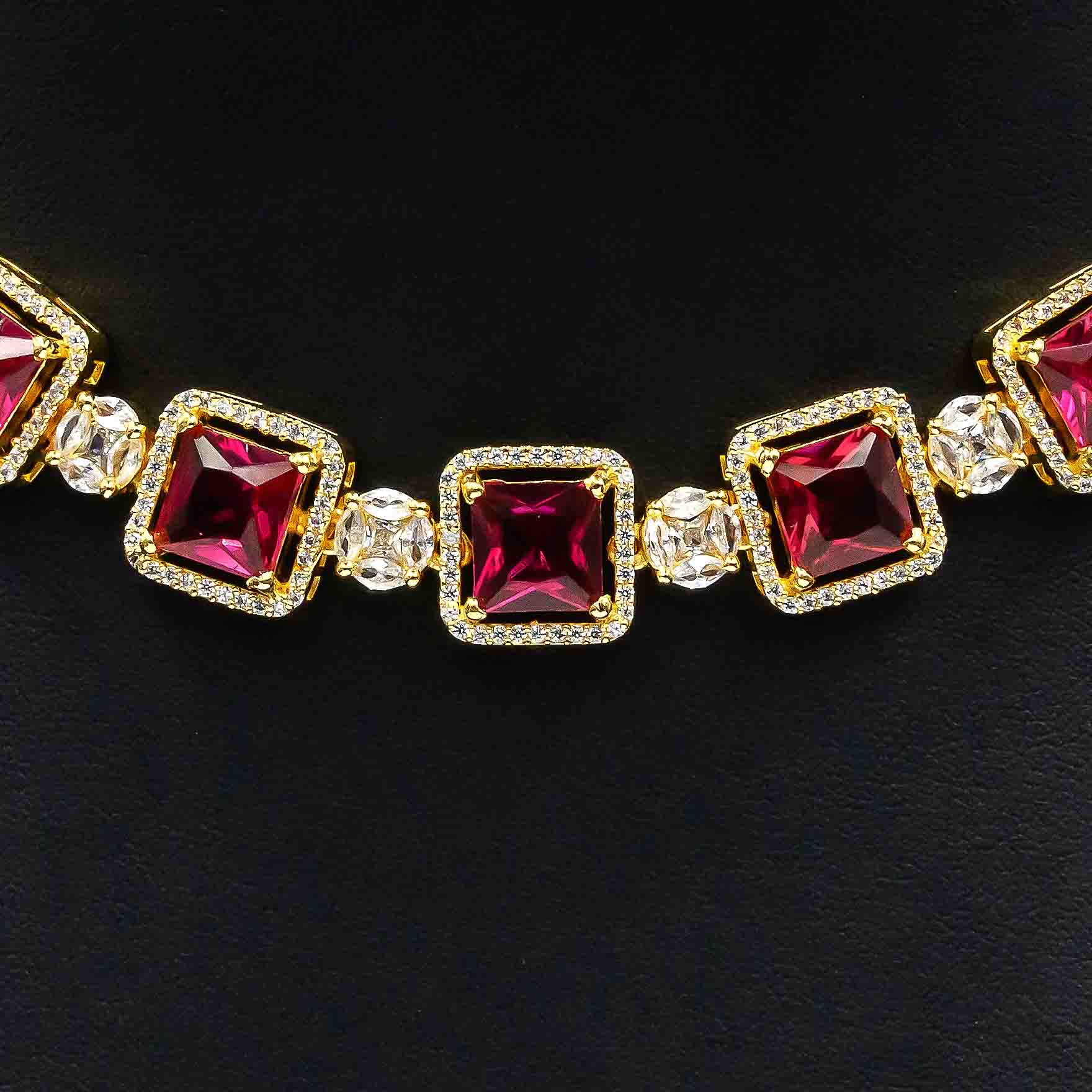 Stone Necklace with Stud PMSNS24WX-008, PMSHST11WX-003