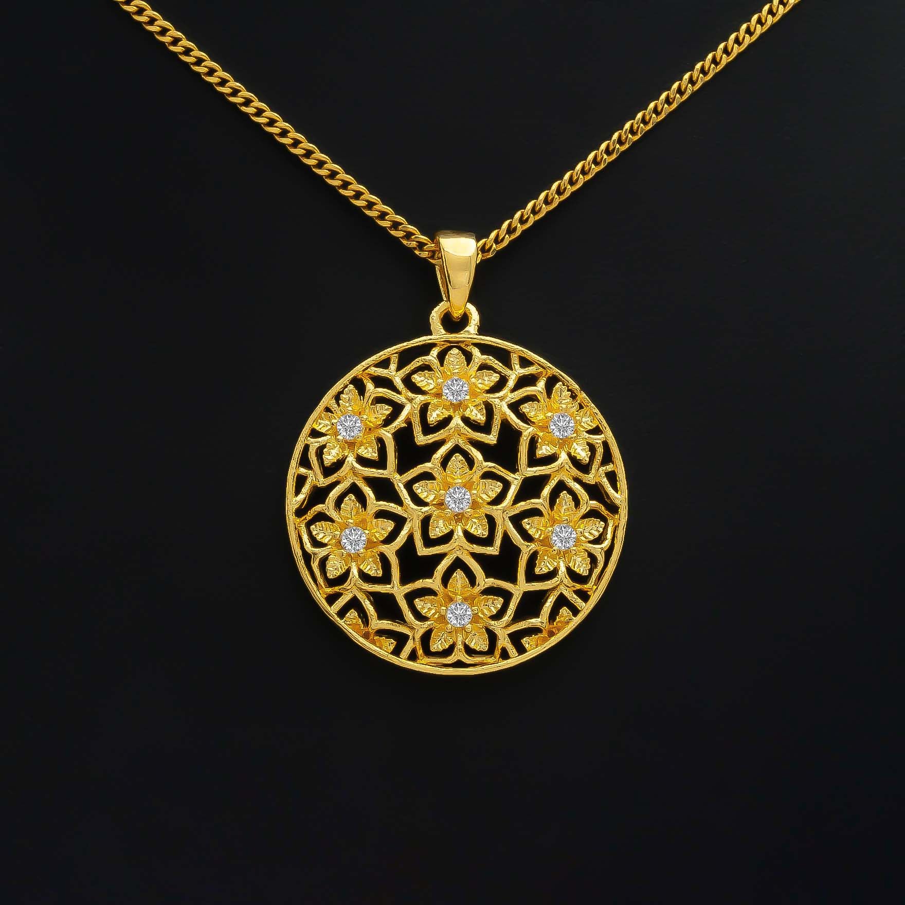 Golden Pendant PSLT63W-031