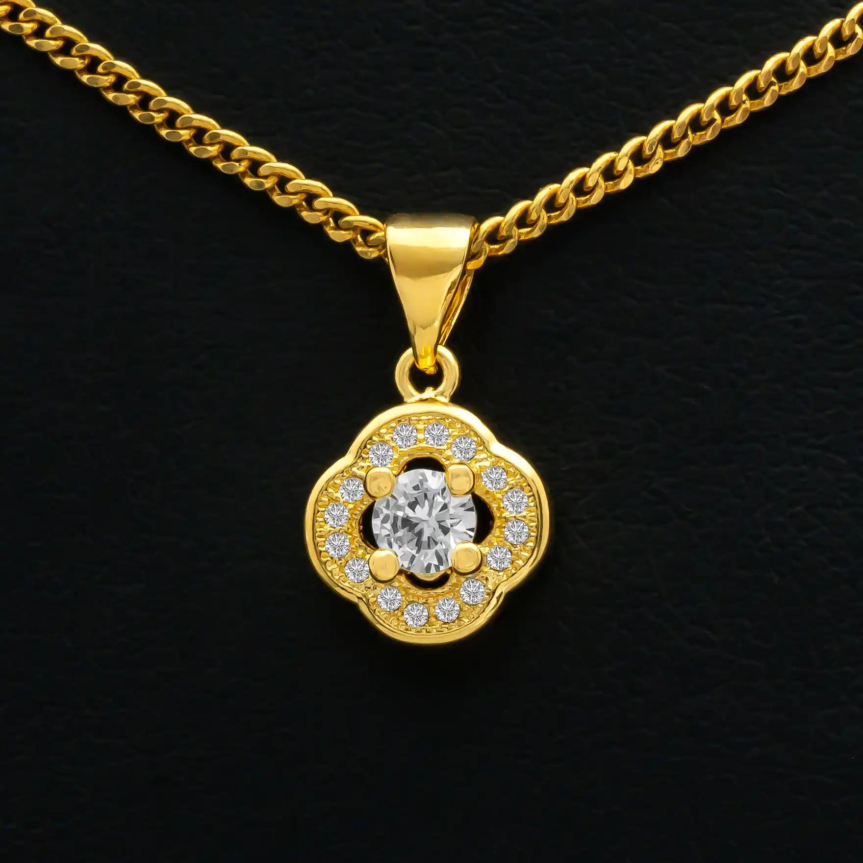 Golden Pendant PSLT91W-09