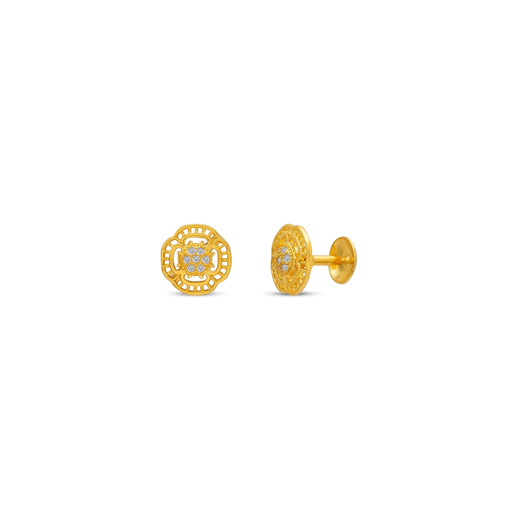 STONE EARRING PSST376W-001
