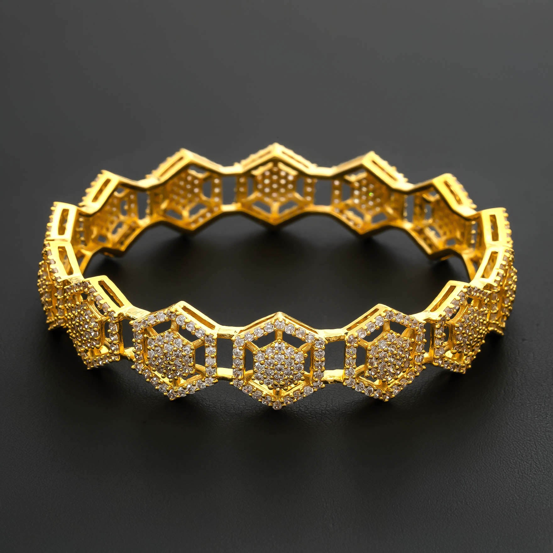 PREMIUM STONE BANGLE PMSB84W-006