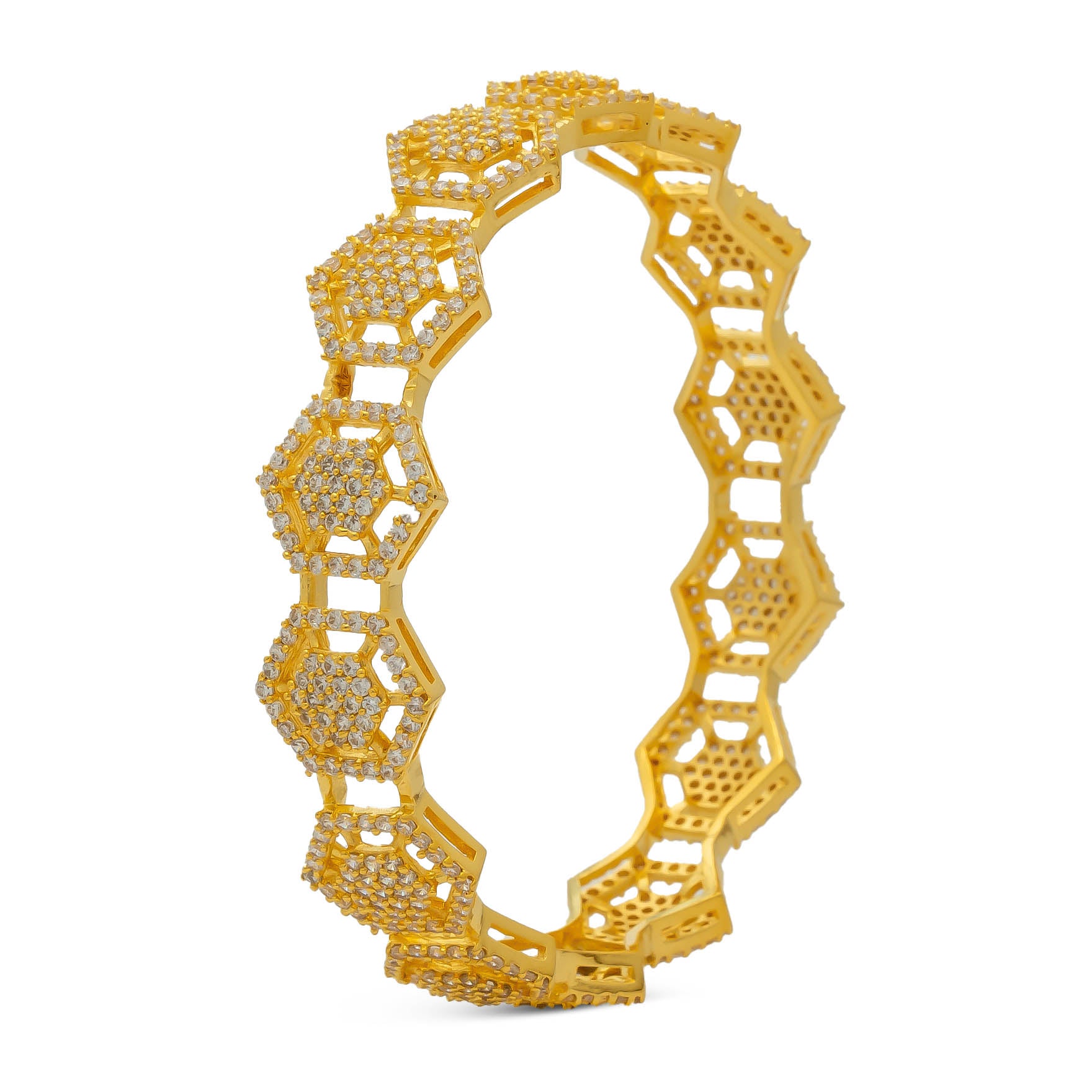 PREMIUM STONE BANGLE PMSB84W-006