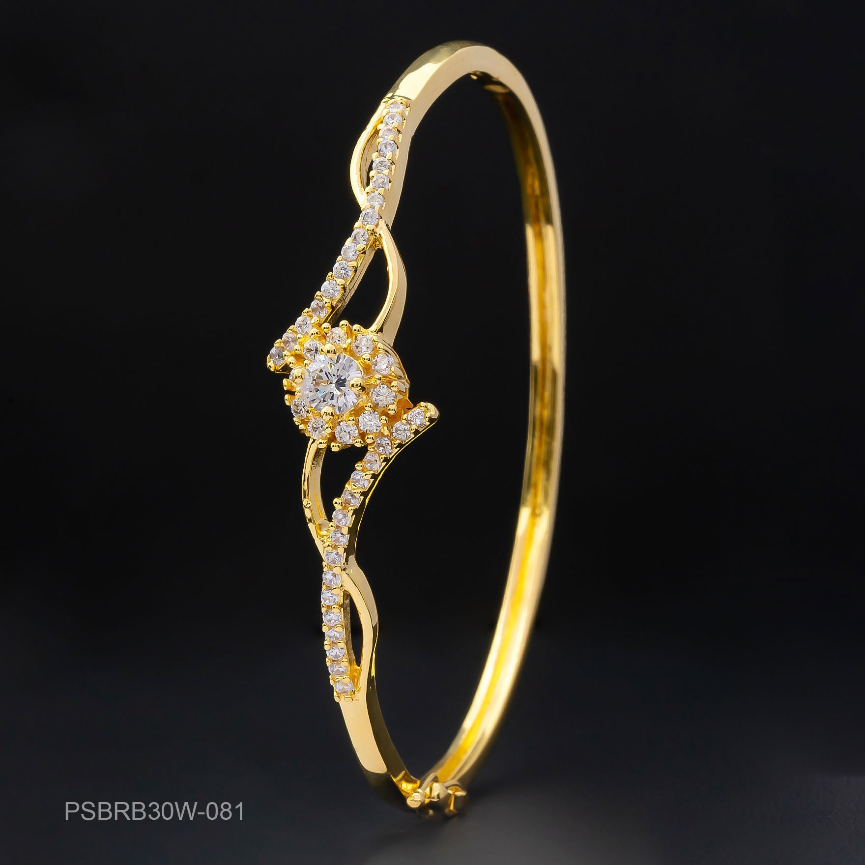 Stone Bracelet Bangle PSBRB30W-081