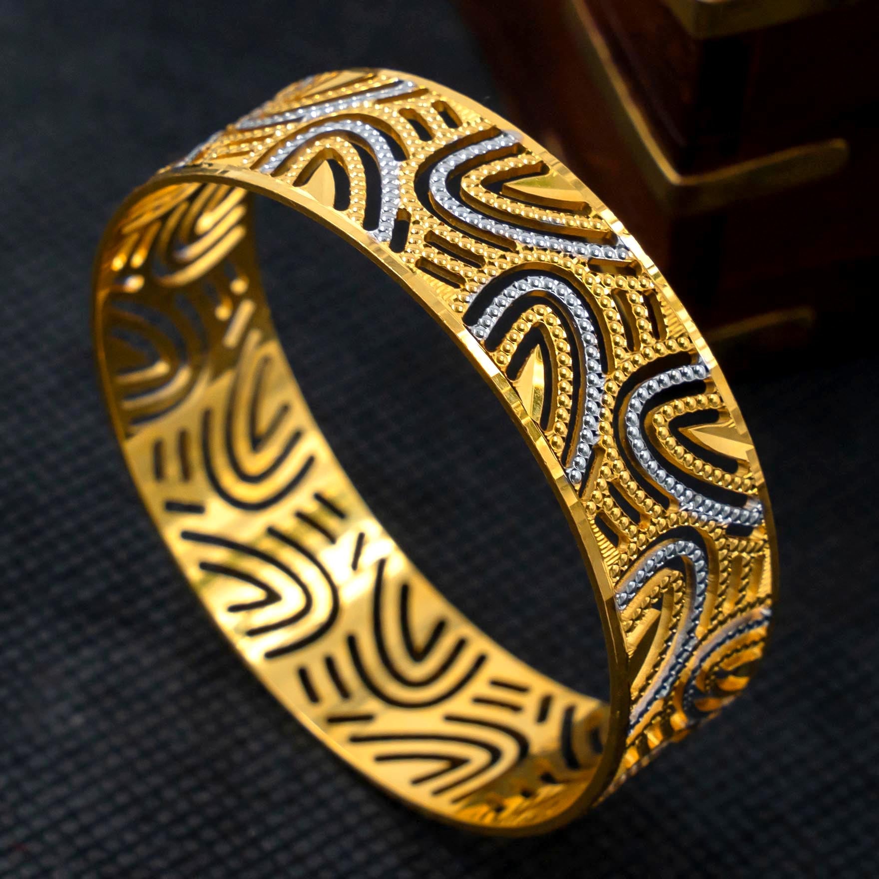 Rhodium Bangle PRGB1-24 014