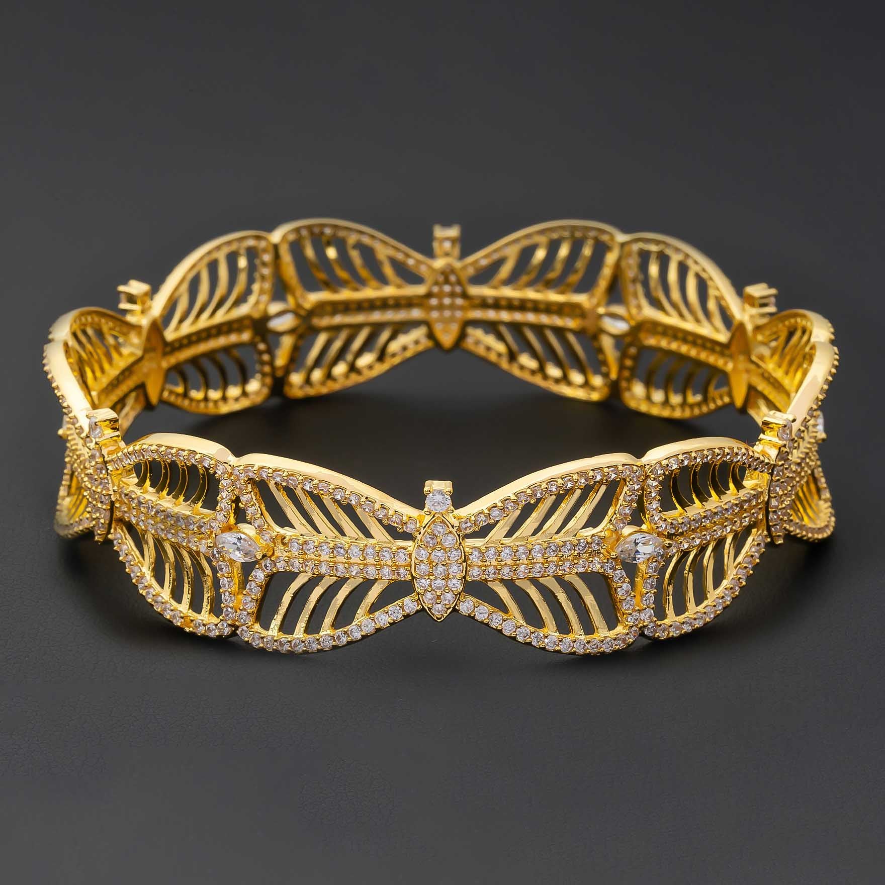 PREMIUM STONE BANGLE  PMSB59W-006