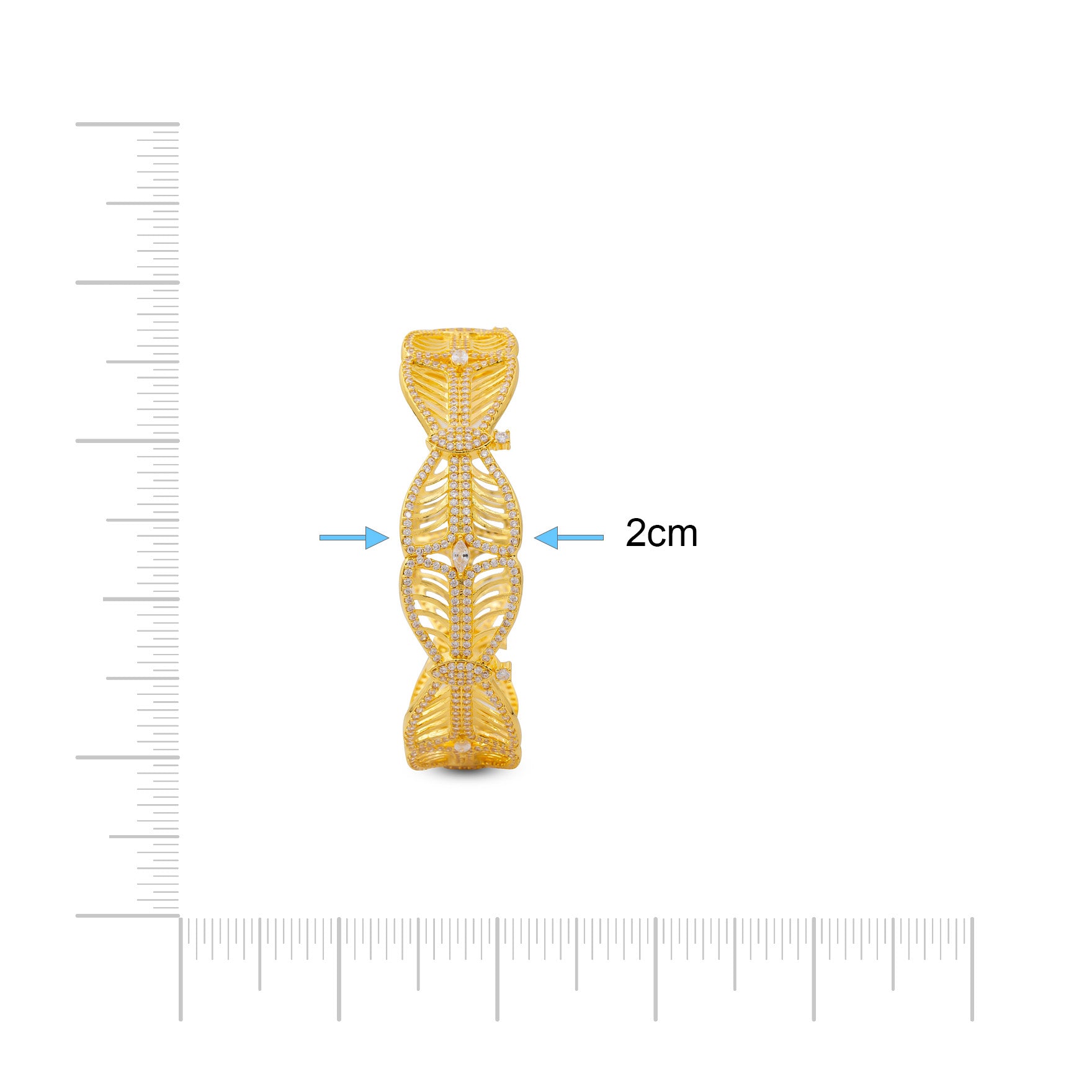 PREMIUM STONE BANGLE PMSB59W-006