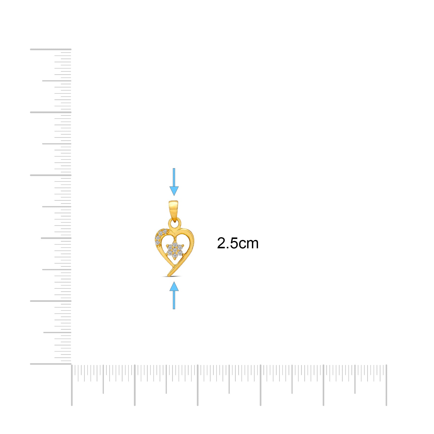 Golden Pendant PSLT271W-09