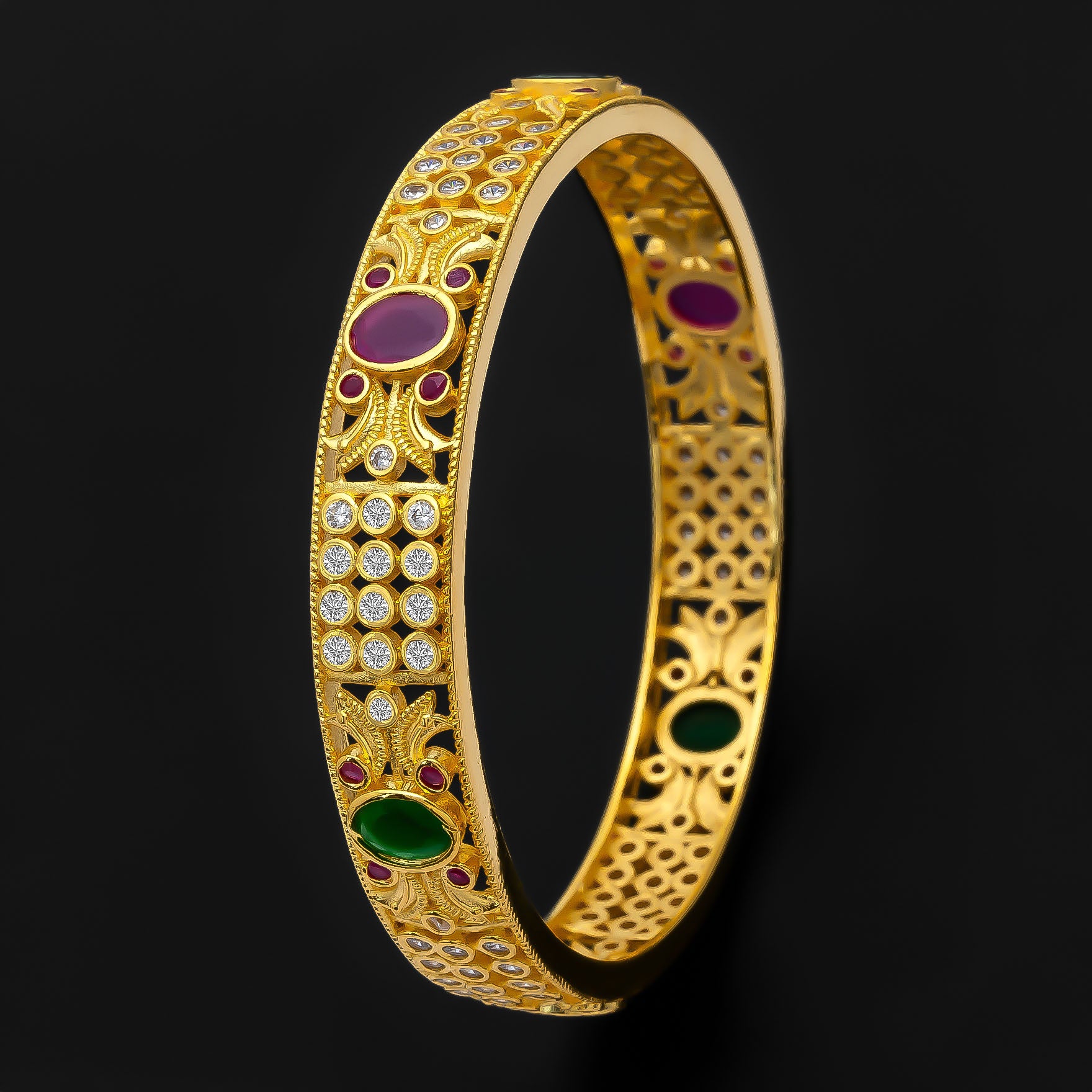 PREMIUM STONE BANGLE PMSB83WRG-006
