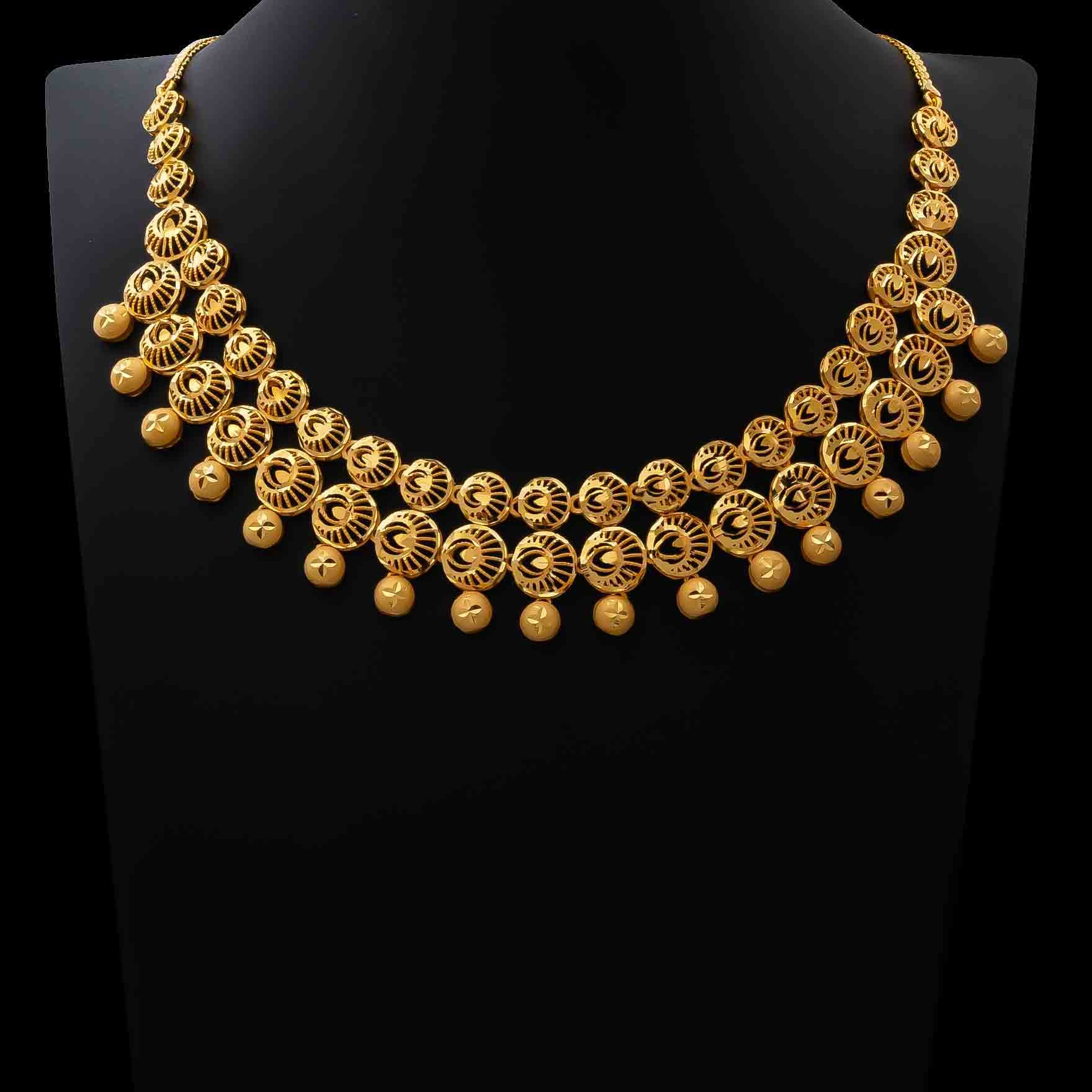 Golden Necklace Short PGNS15-085